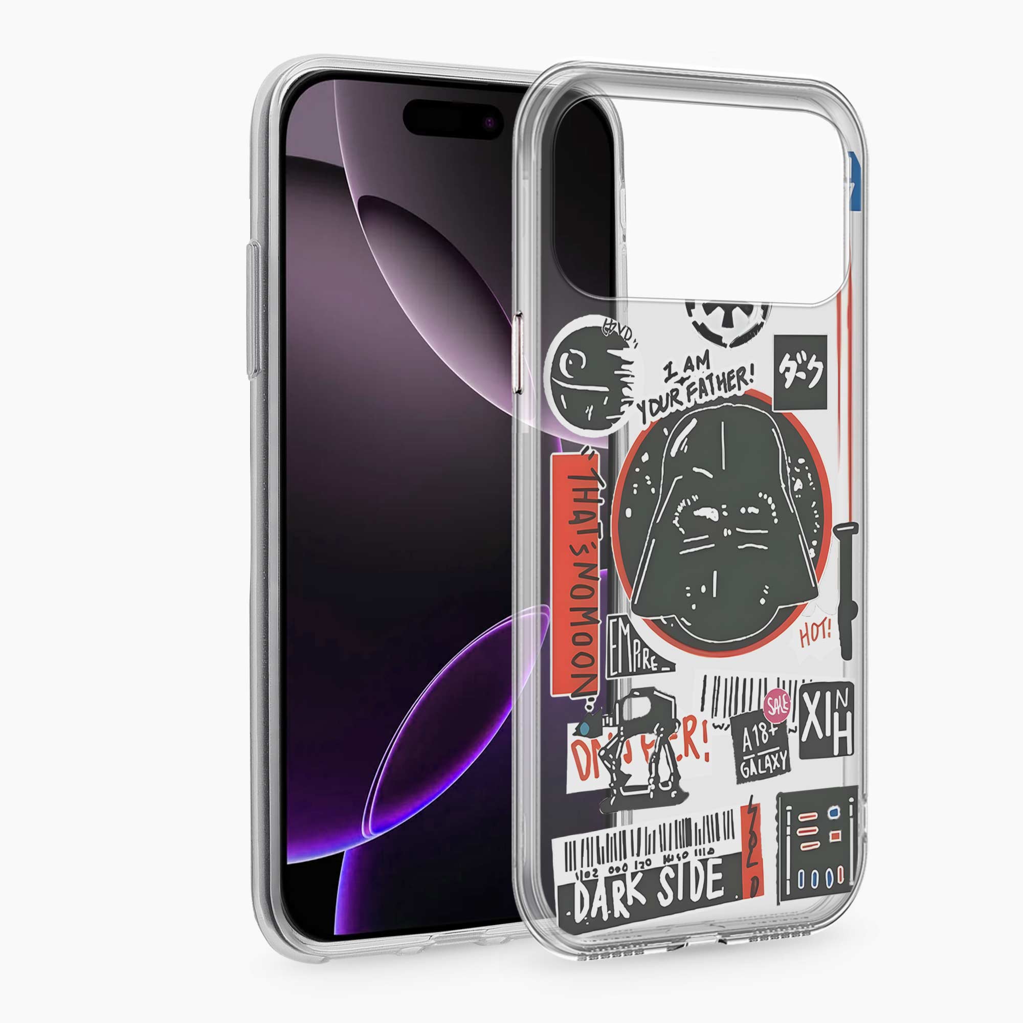 Shadow Knight iPhone 17 Pro Max Silicone Back Cover