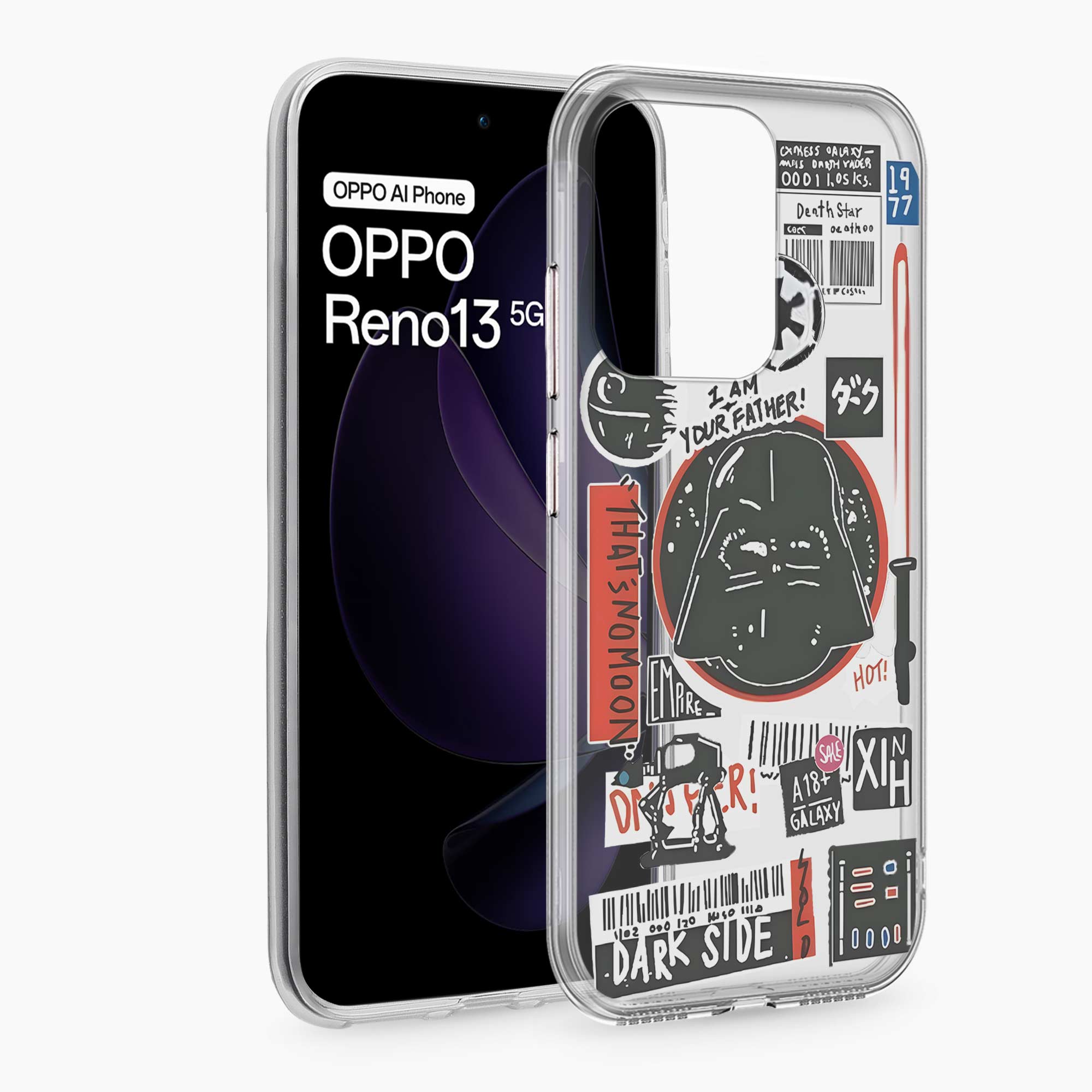 Shadow Knight Oppo Reno 13 5G Silicone Back Cover