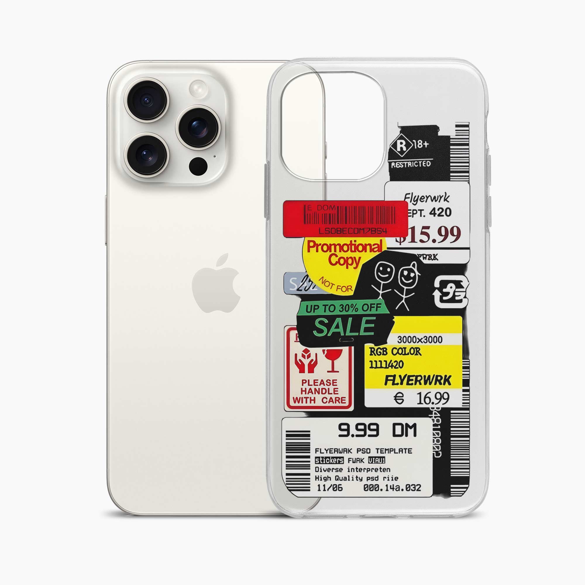 Stickers iPhone 11 Pro Max Silicone Back Cover