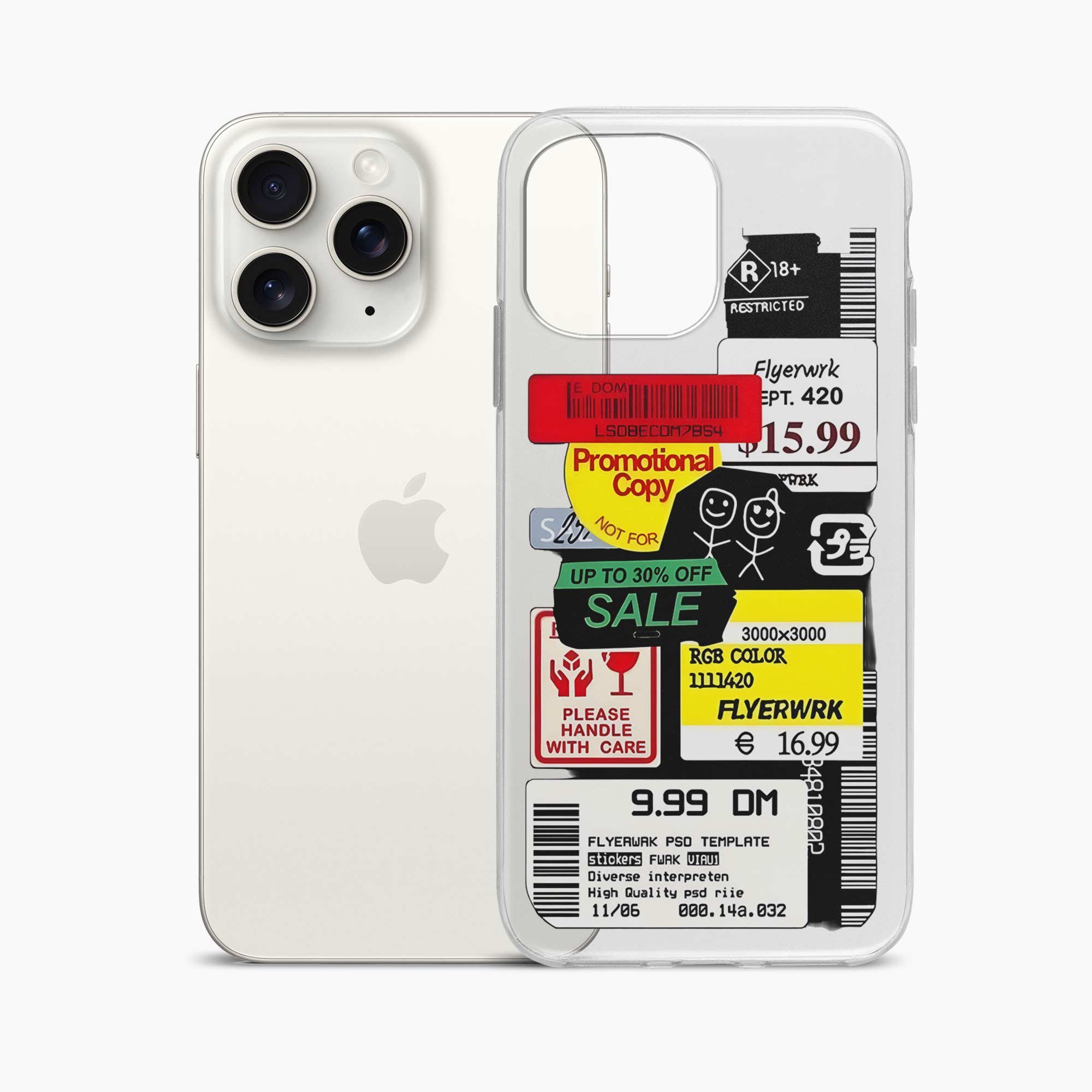 Stickers iPhone 11 Pro Silicone Back Cover