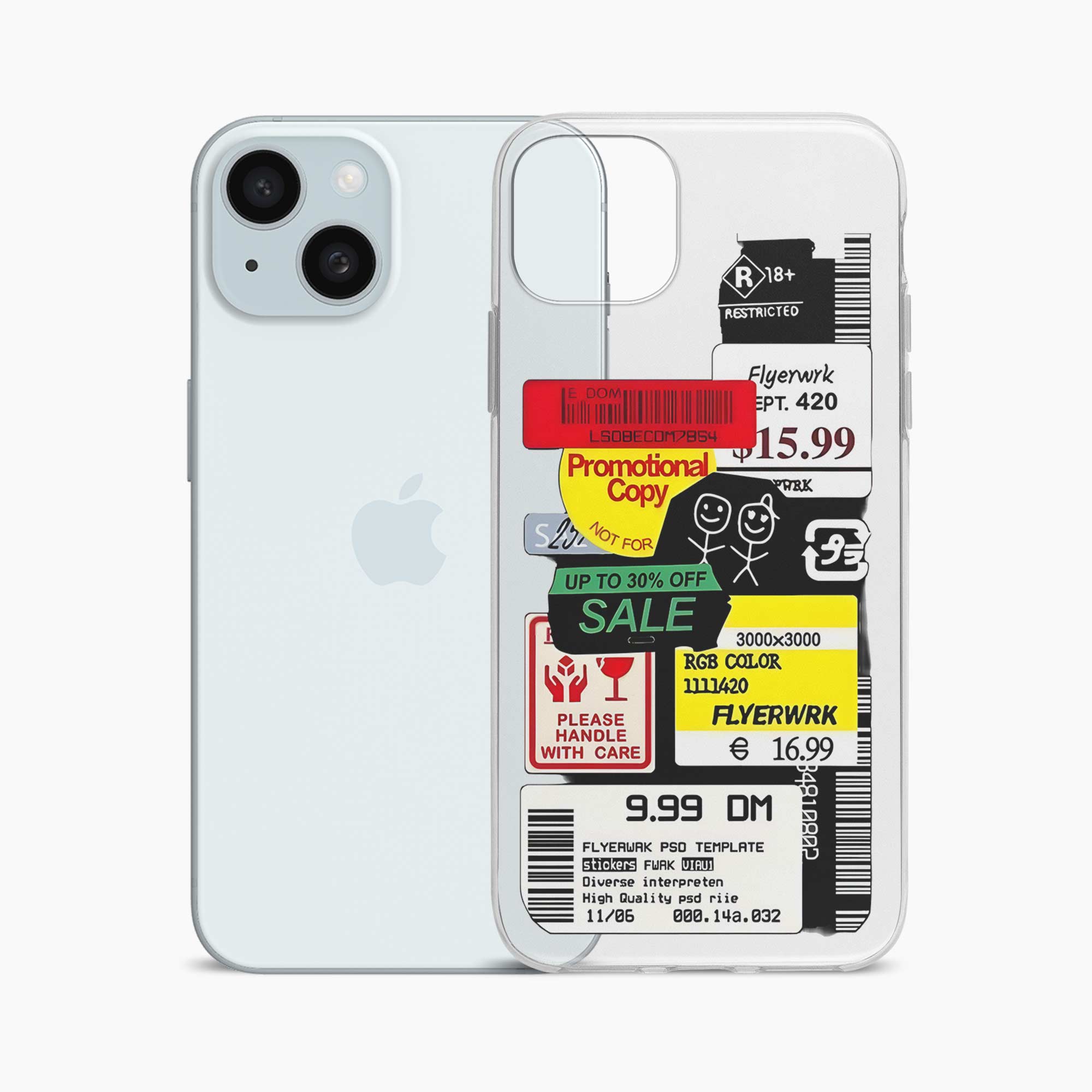 Stickers iPhone 13 Silicone Back Cover