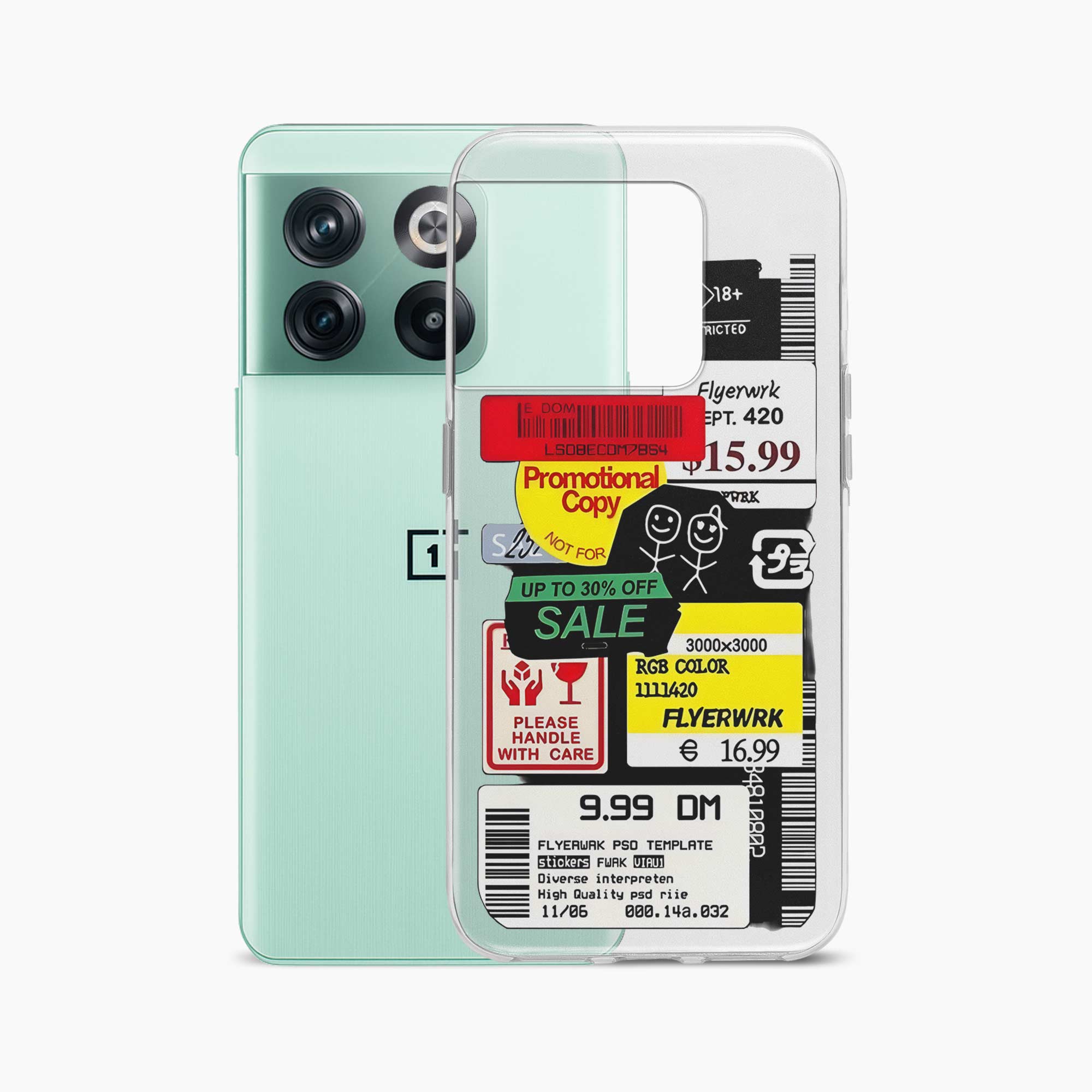 Stickers OnePlus 10T Silicone Back Cover