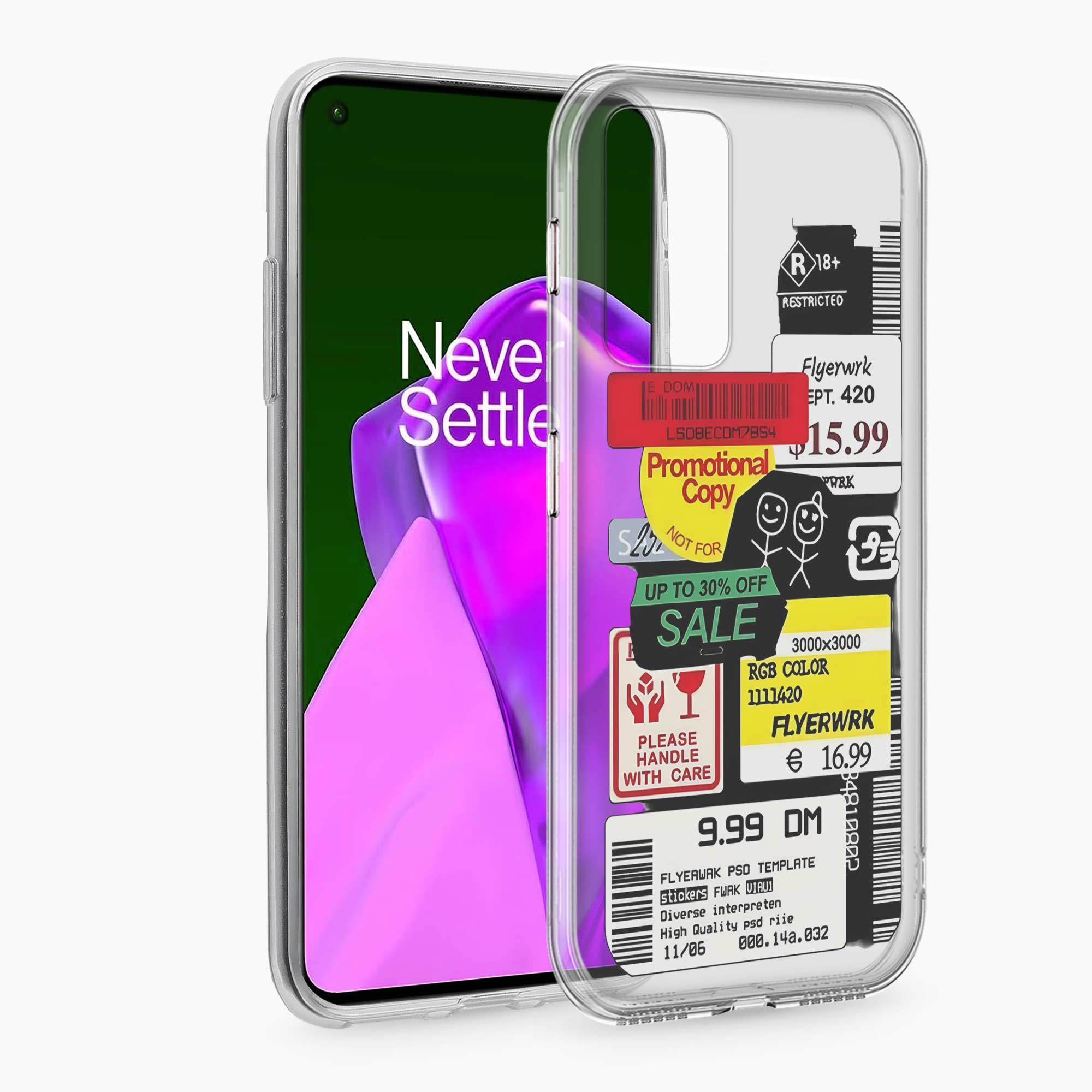 Stickers OnePlus 9 Pro Silicone Back Cover