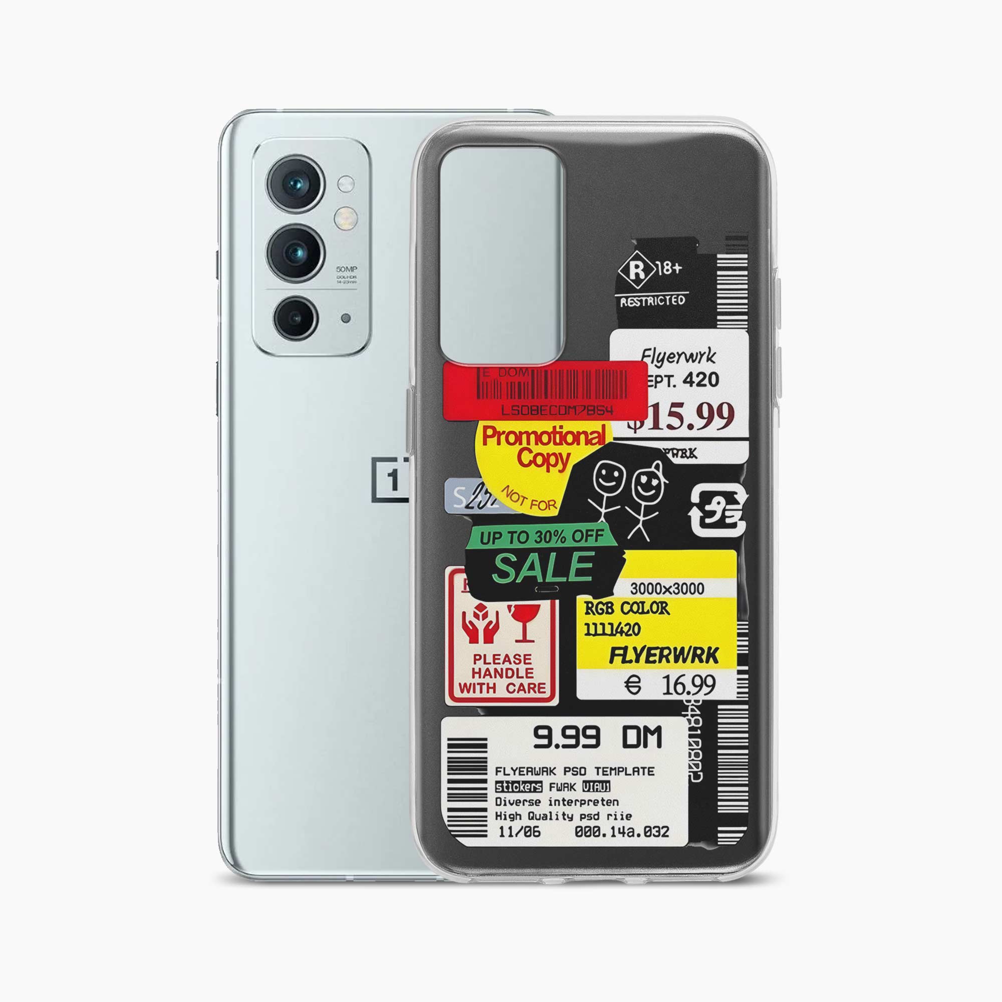 Stickers OnePlus 9RT Silicone Back Cover