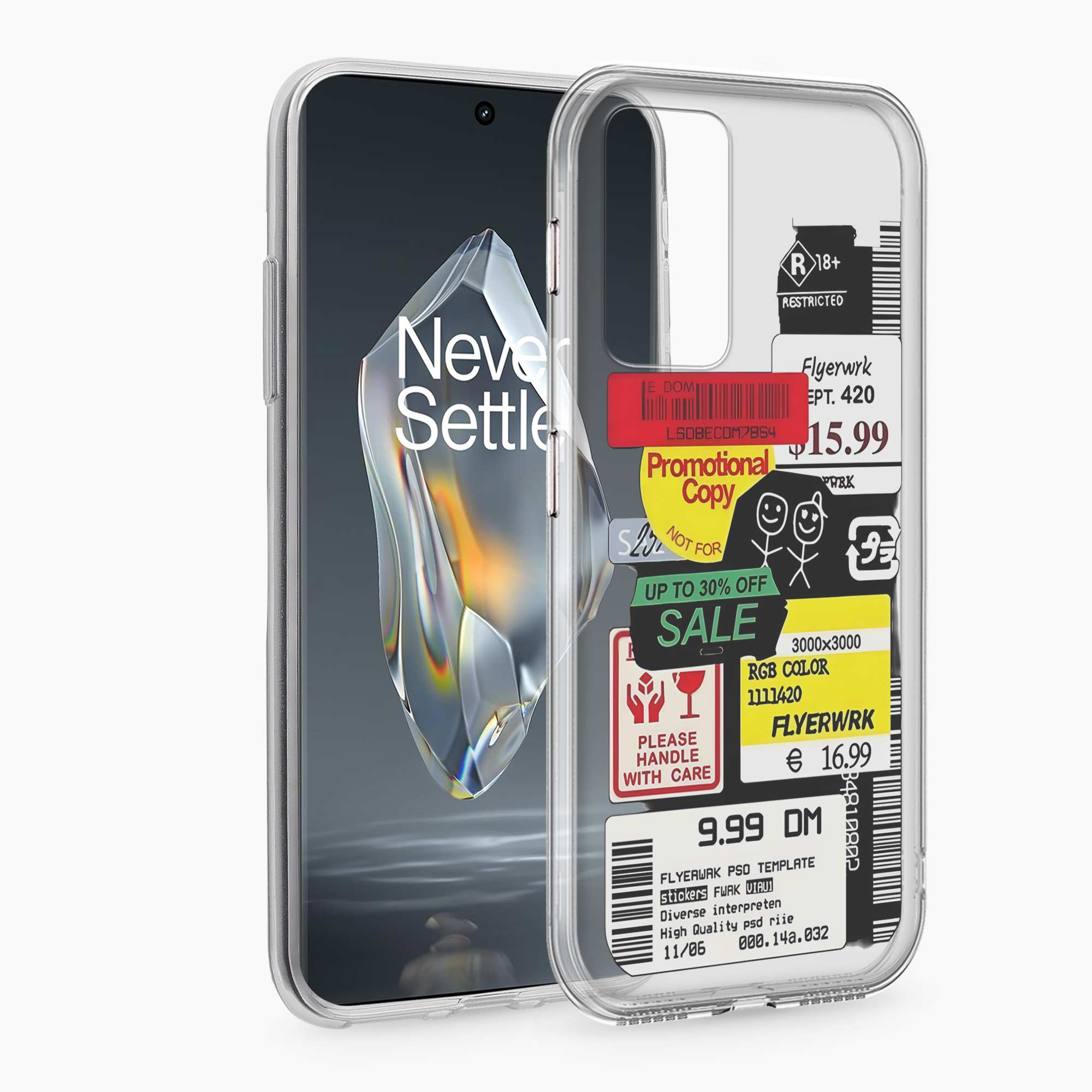 Stickers OnePlus 9RT Silicone Back Cover