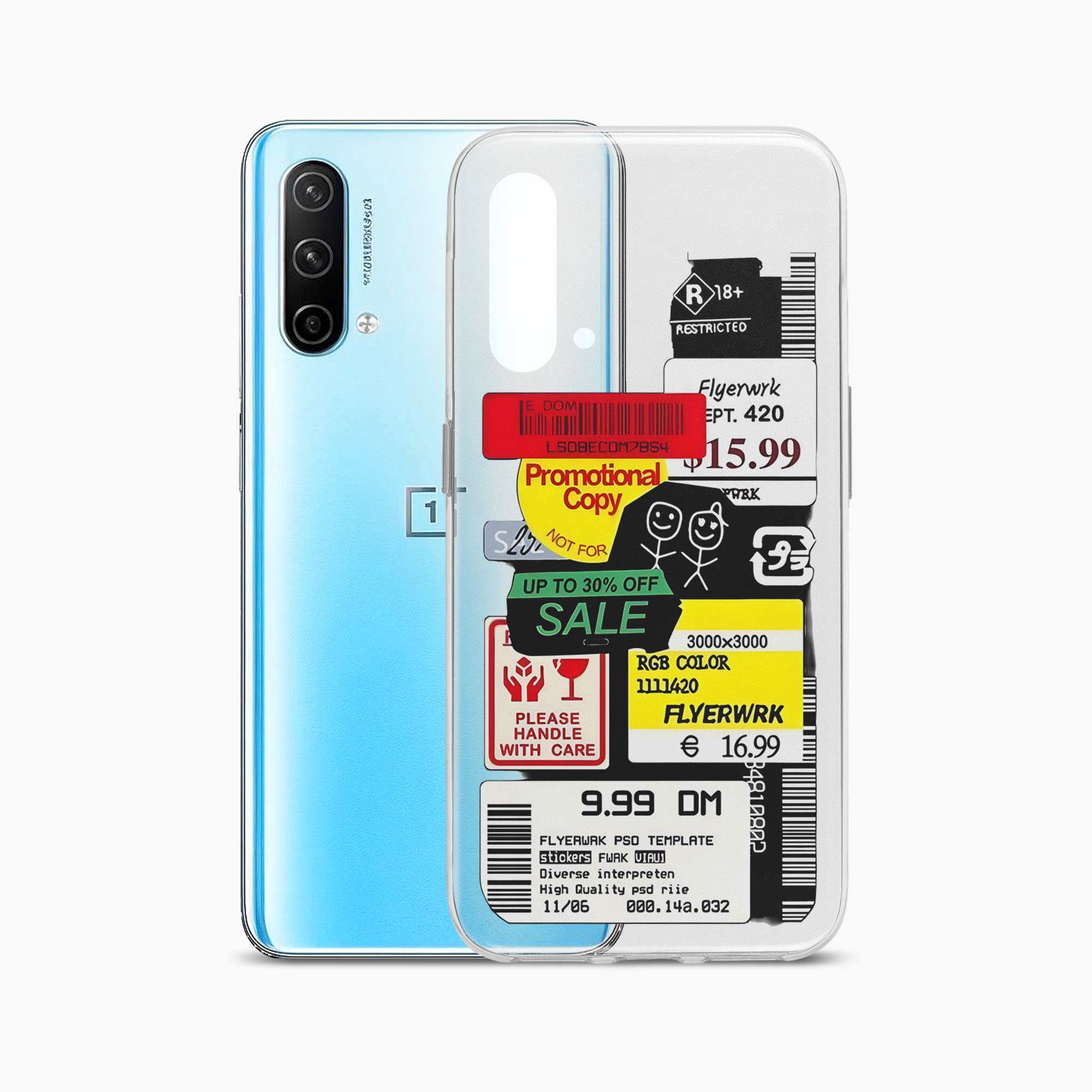Stickers OnePlus Nord CE 5G Silicone Back Cover