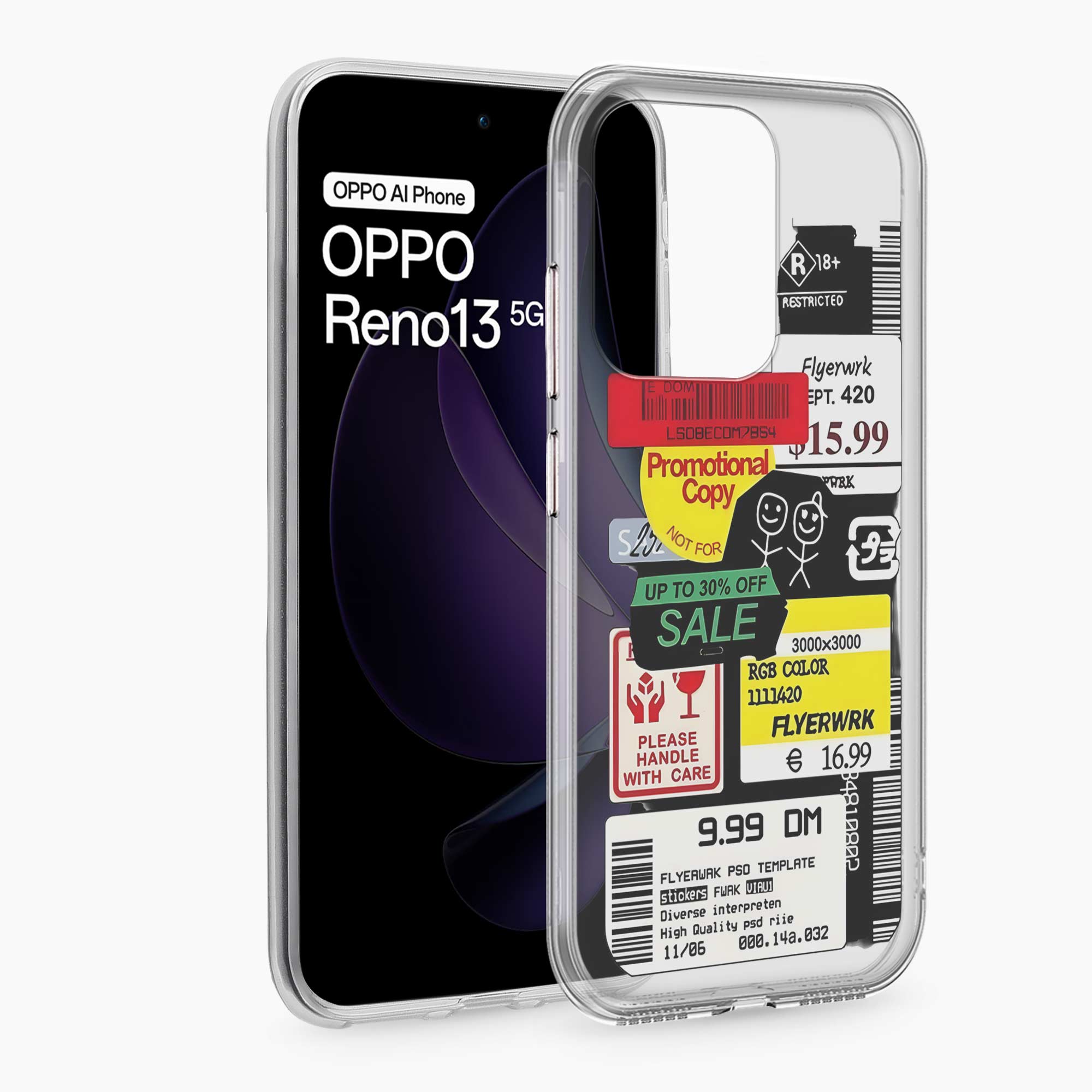 Stickers Oppo Reno 13 5G Silicone Back Cover