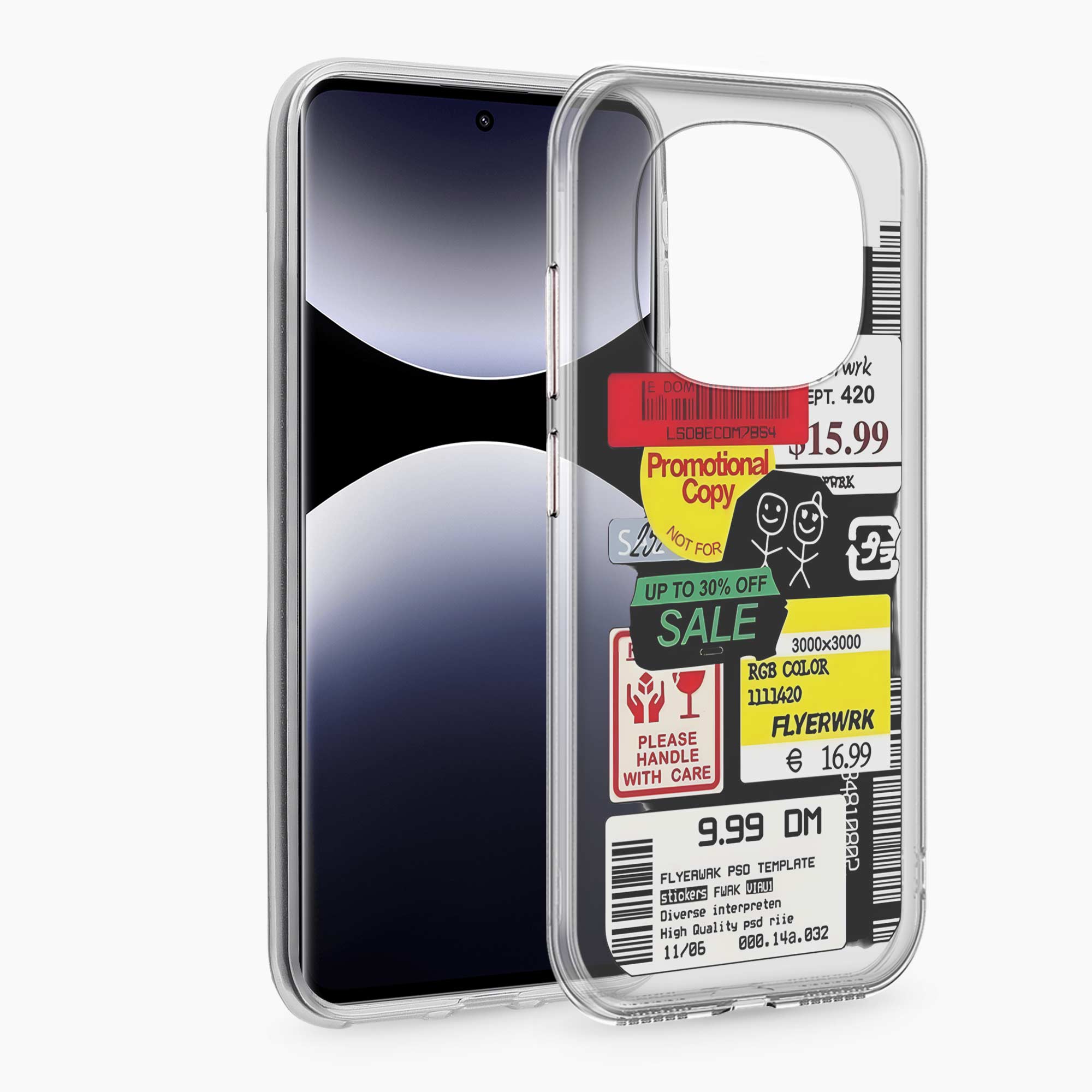 Stickers Redmi Note 14 Pro Plus 5G Silicone Back Cover