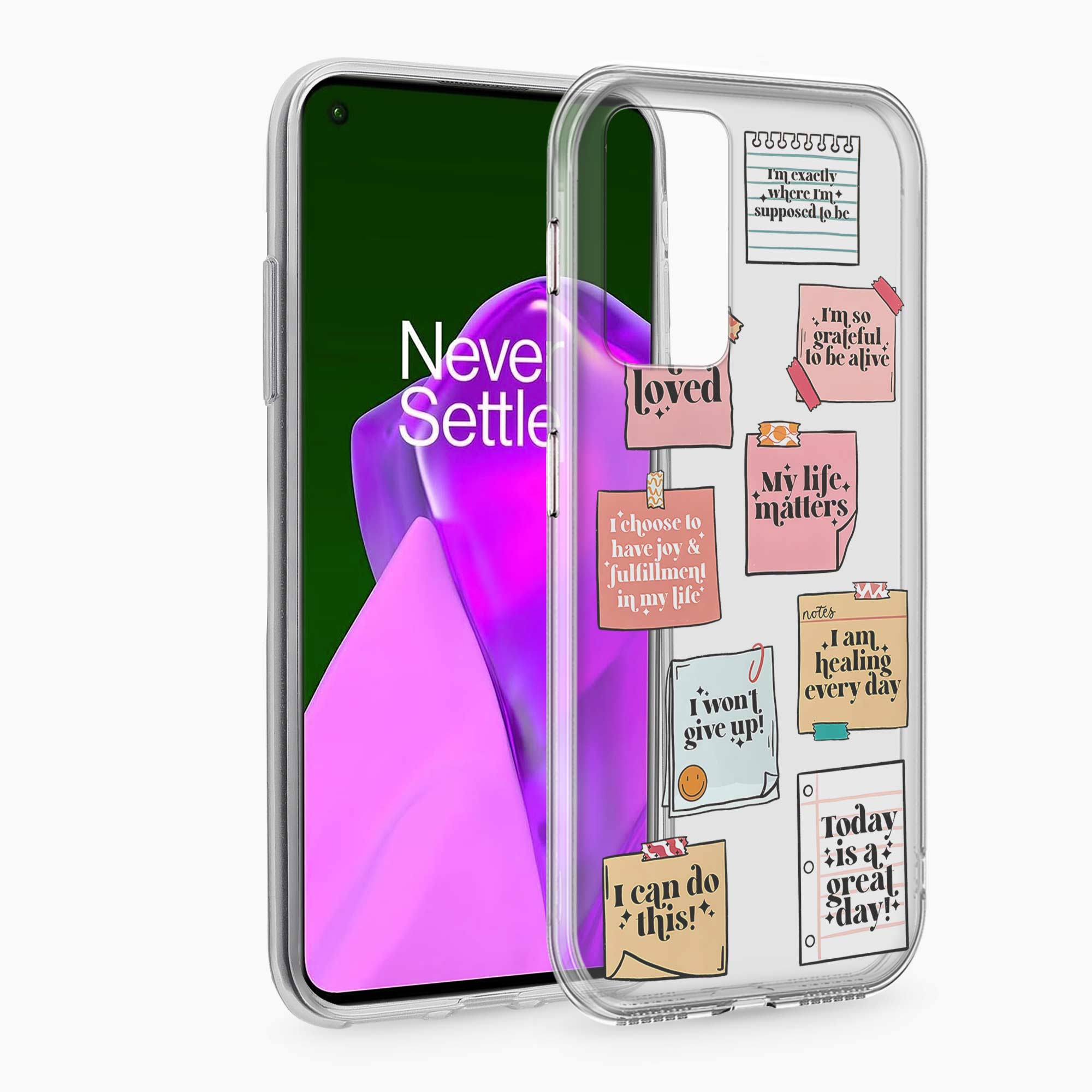Sticky Notes OnePlus 9 Pro Silicone Back Cover