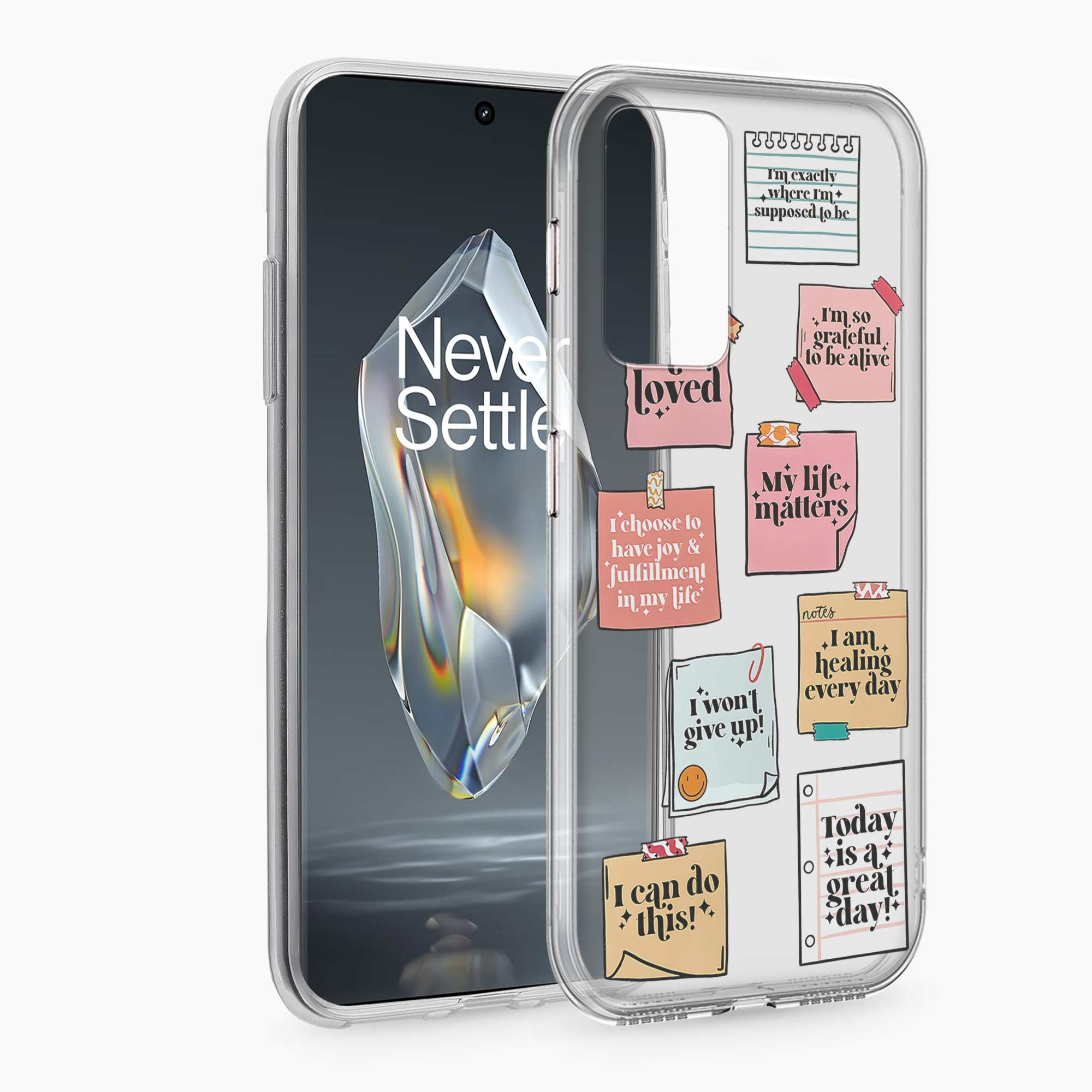 Sticky Notes OnePlus 9RT Silicone Back Cover