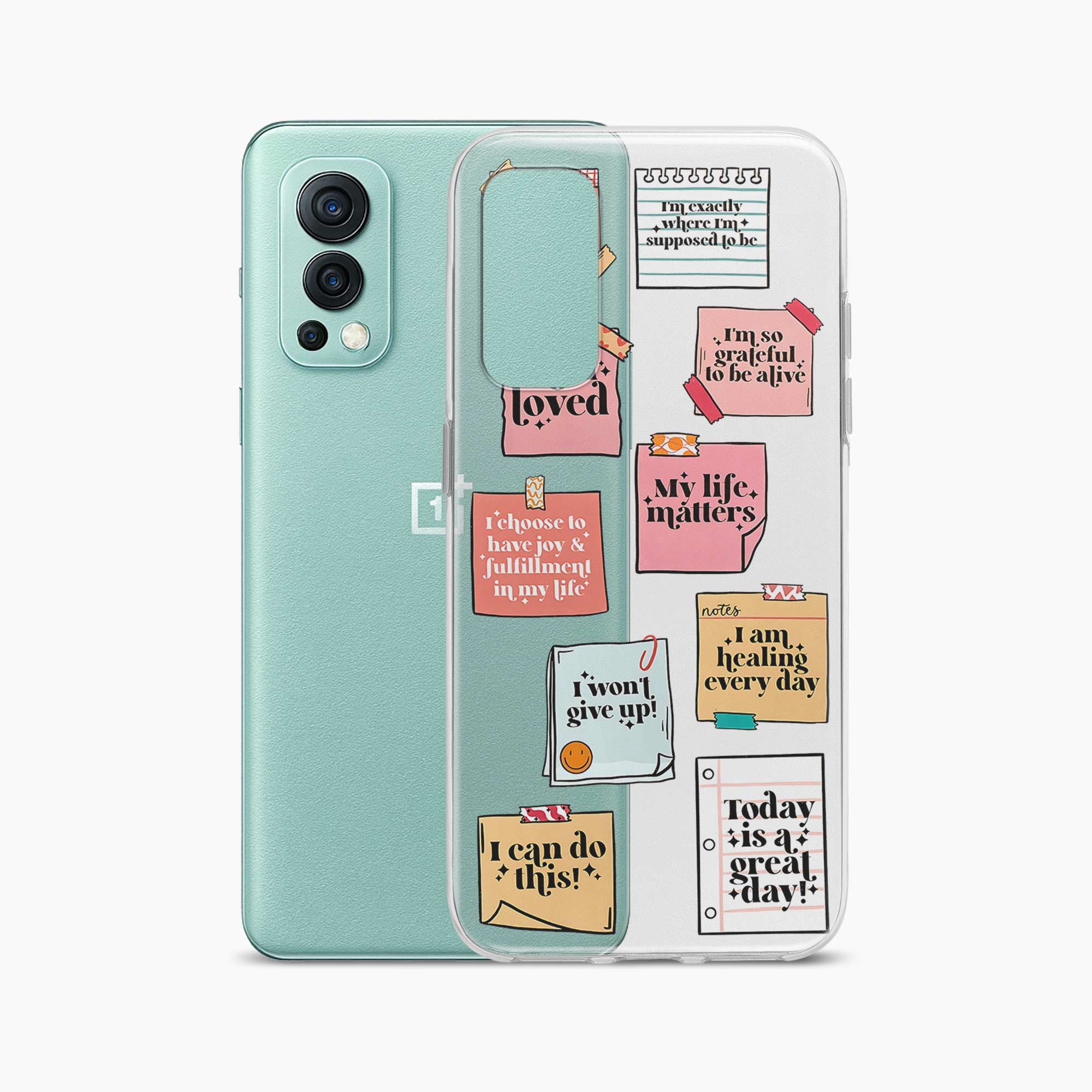 Sticky Notes OnePlus Nord 2 Silicone Back Cover