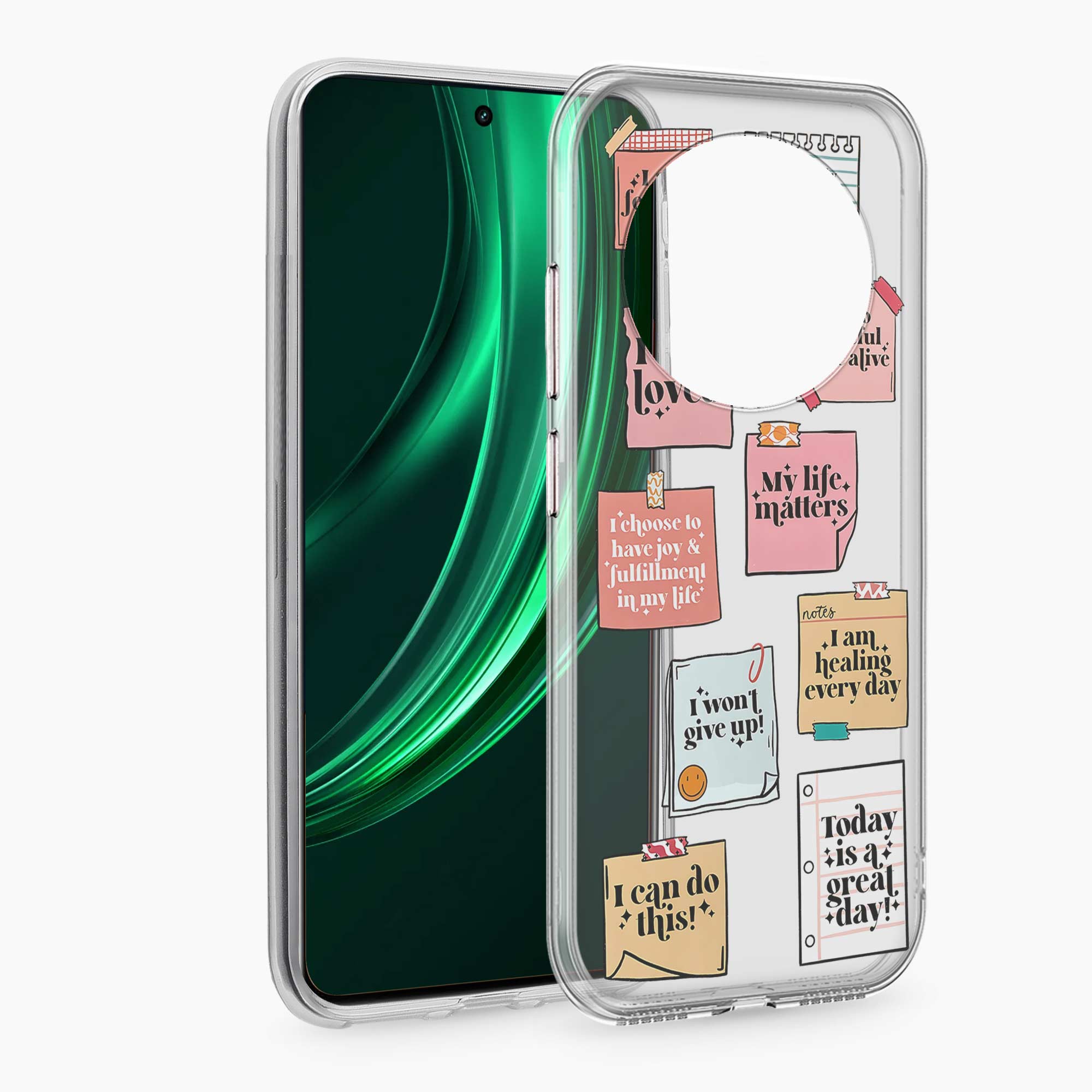 Sticky Notes Realme 13 Plus 5G Silicone Back Cover