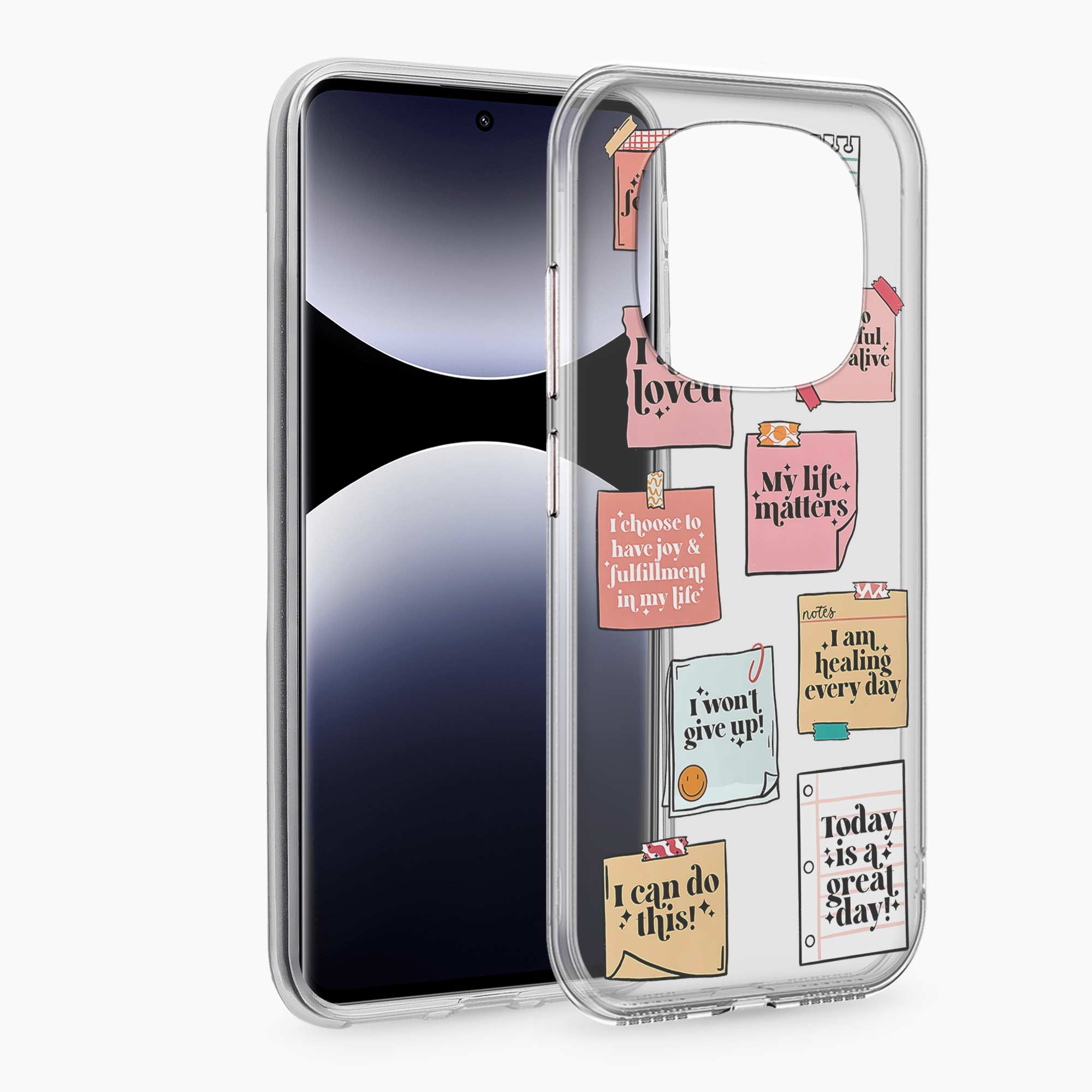 Sticky Notes Redmi Note 14 Pro Plus 5G Silicone Back Cover