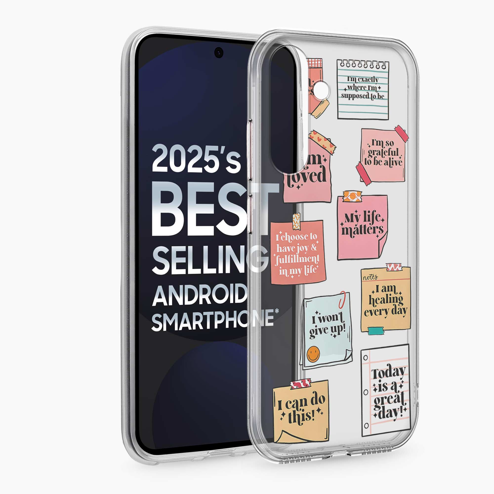 Sticky Notes Samsung S24 FE Silicone Back Cover