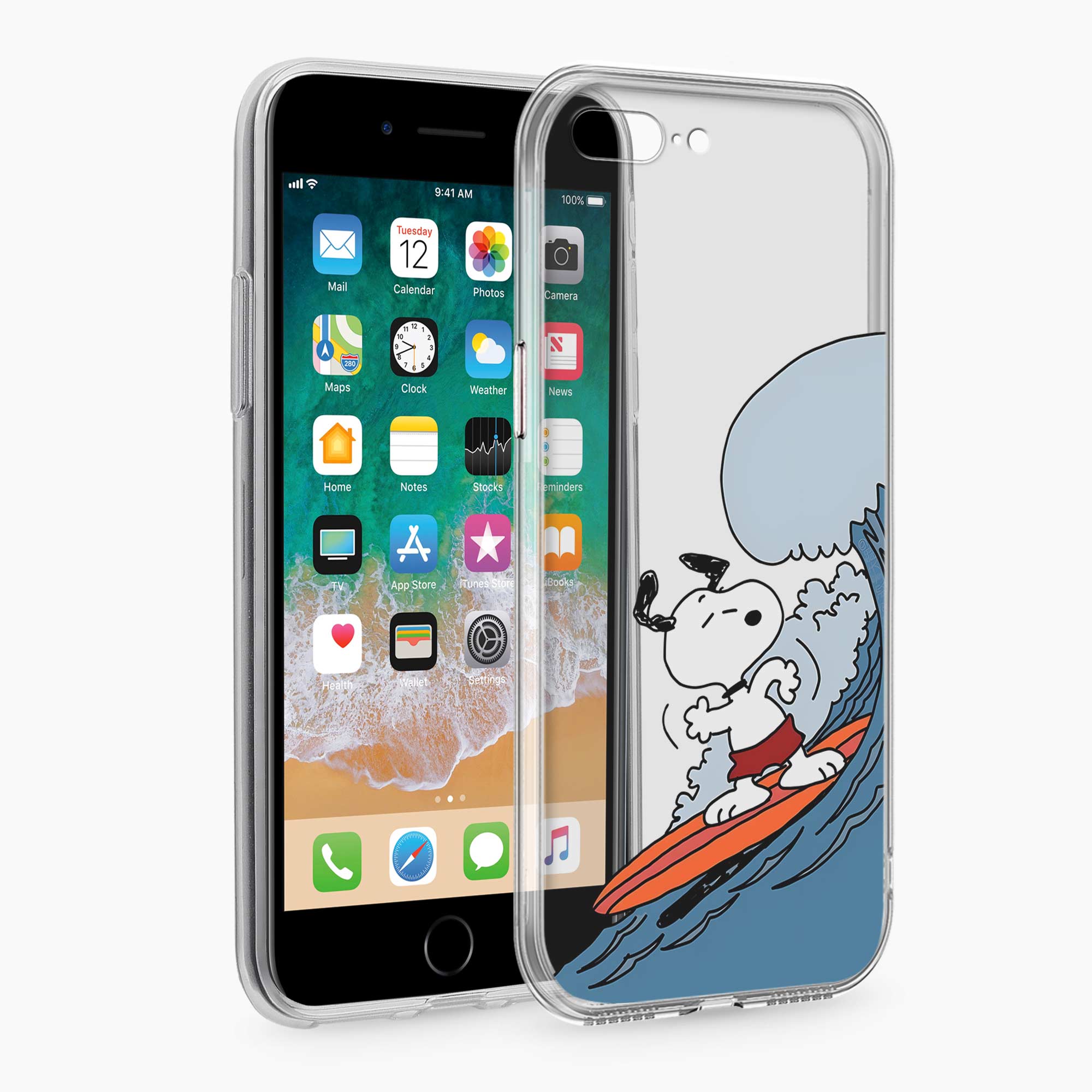 Wave Fun iPhone 7 Plus Silicone Back Cover