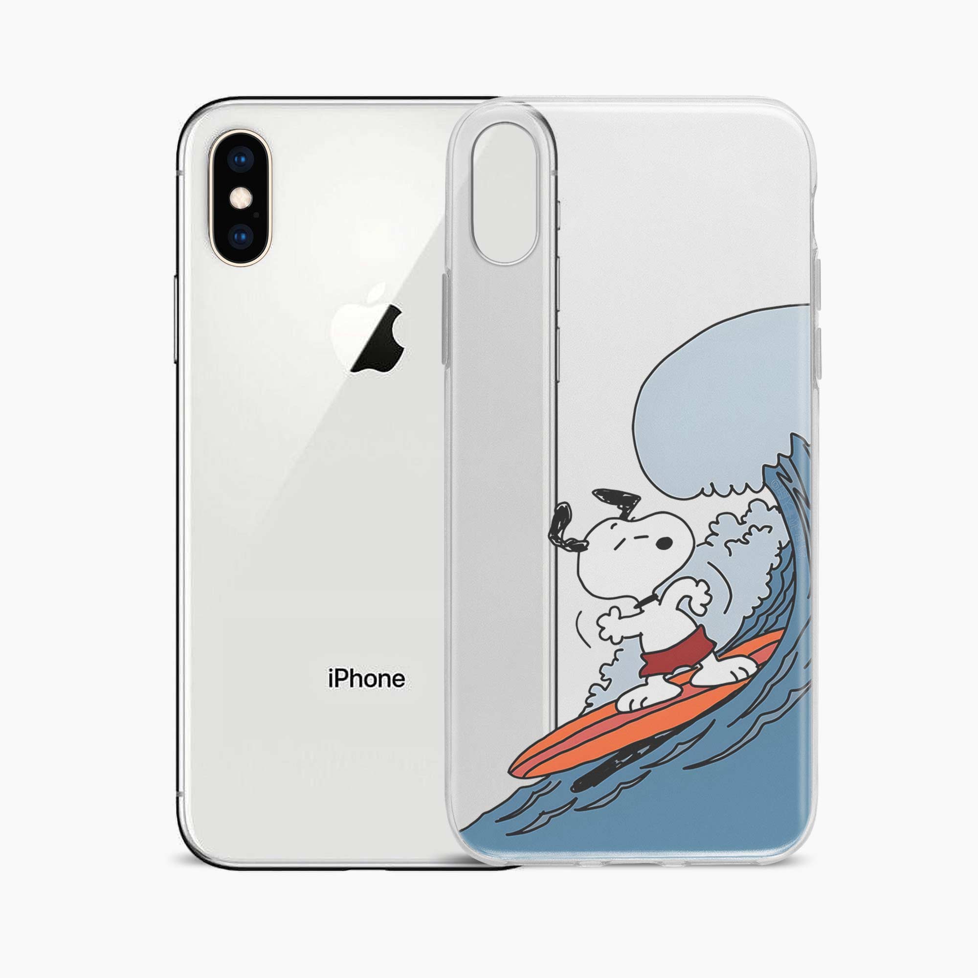 Wave Fun iPhone X Silicone Back Cover