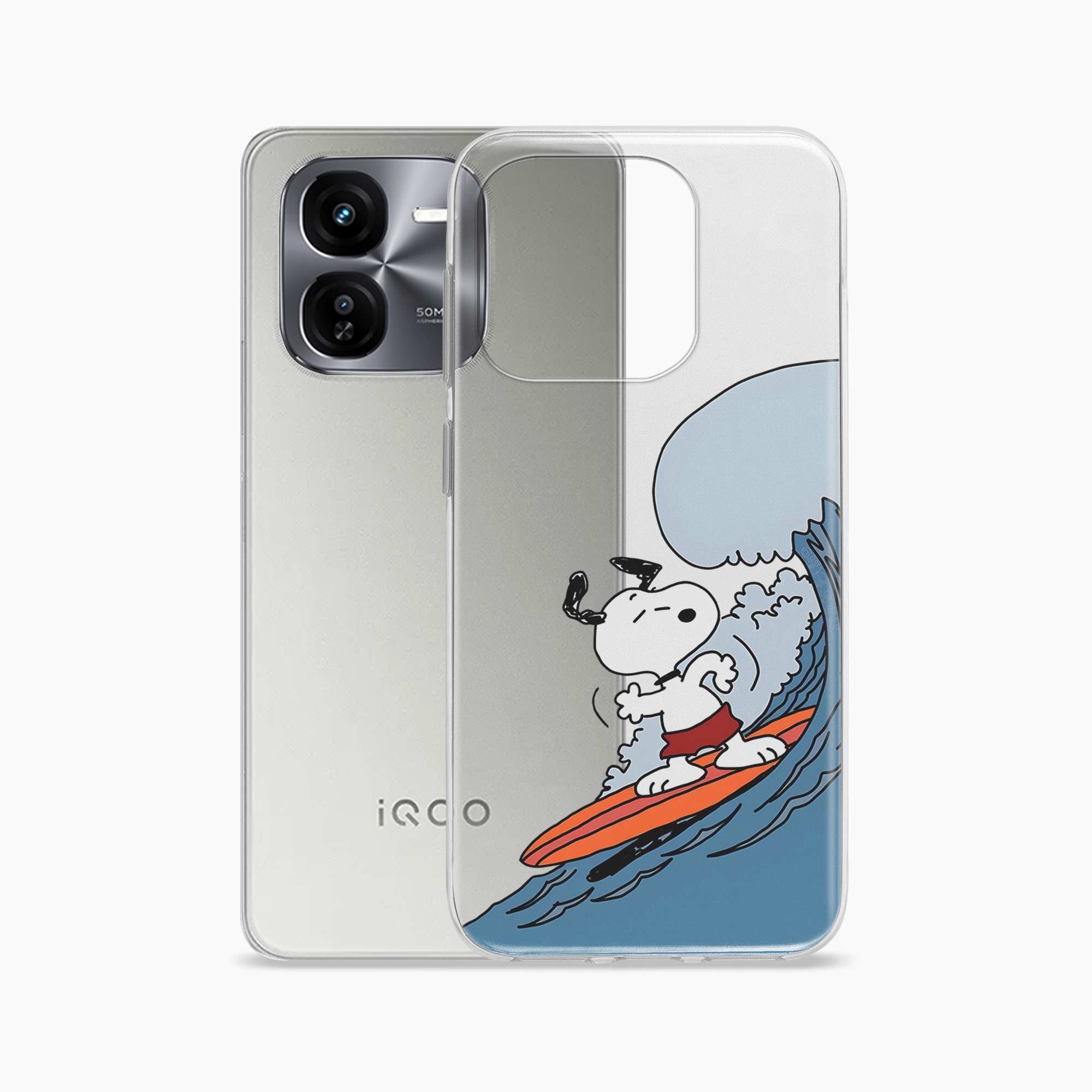 Wave Fun Iqoo Z9x 5G Silicone Back Cover