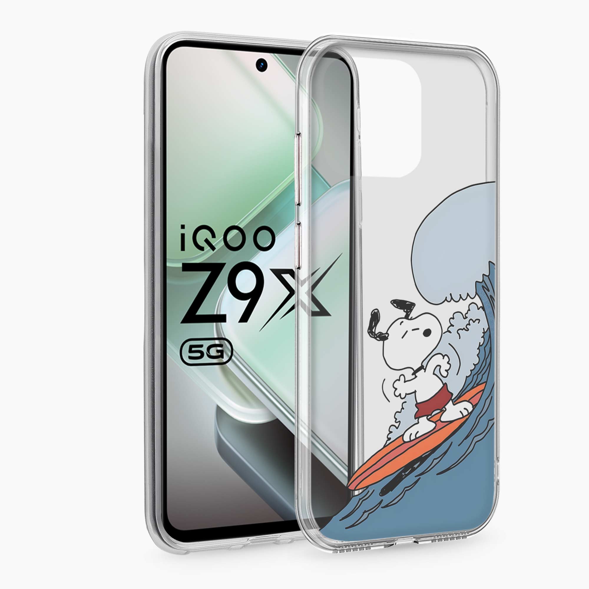 Wave Fun Iqoo Z9x 5G Silicone Back Cover