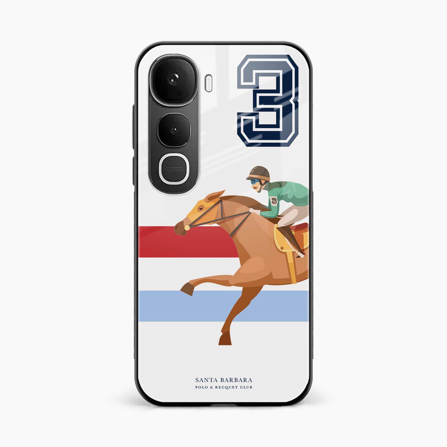 3d Santa Barbara Polo Vivo Y400 5G Back Cover