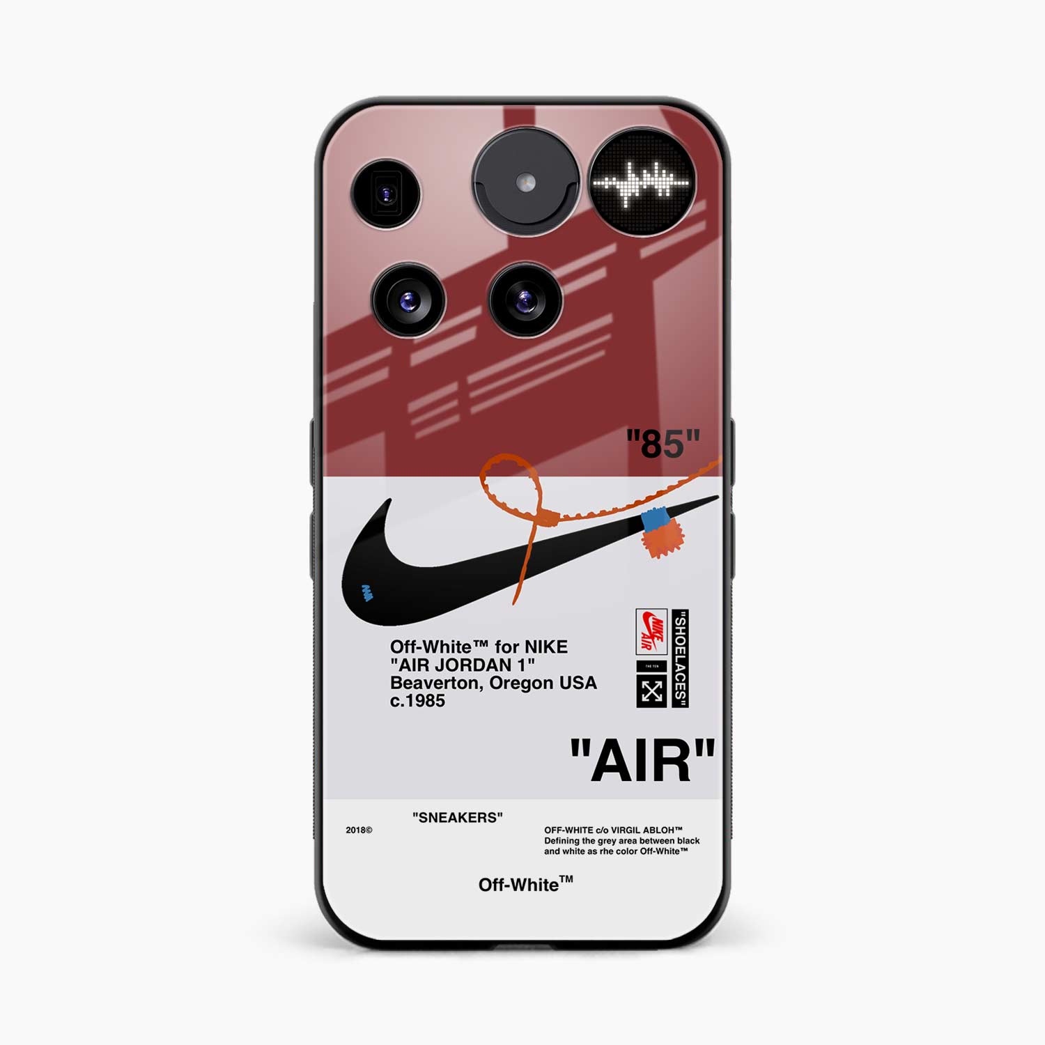 Air Off White Nothing Phone 3 Back Cover