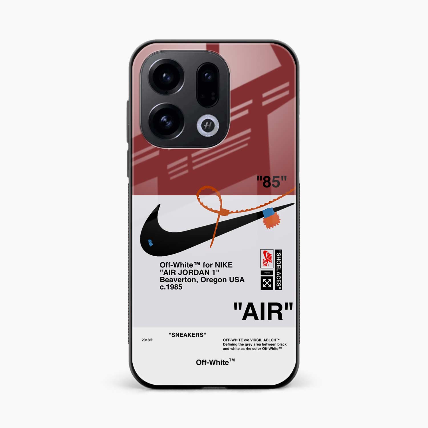 Air Off White Oppo Find X9 Back Cover