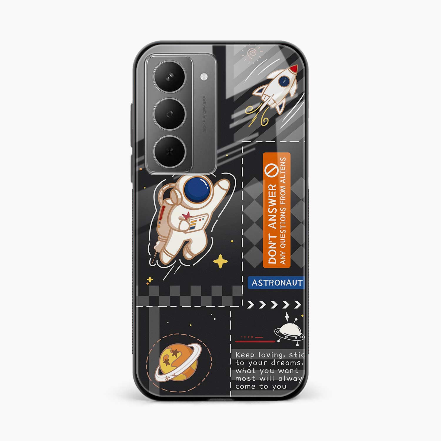 Astronaut Realme Narzo 80x 5G Back Cover