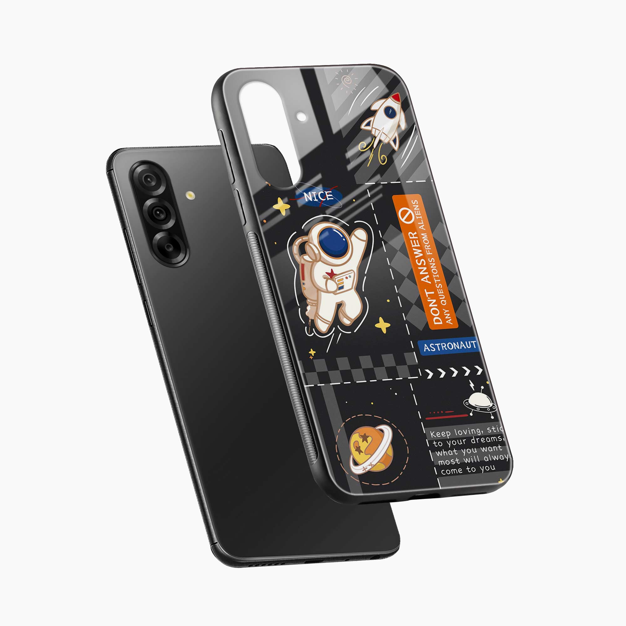 Astronaut Samsung F17 5G Back Cover