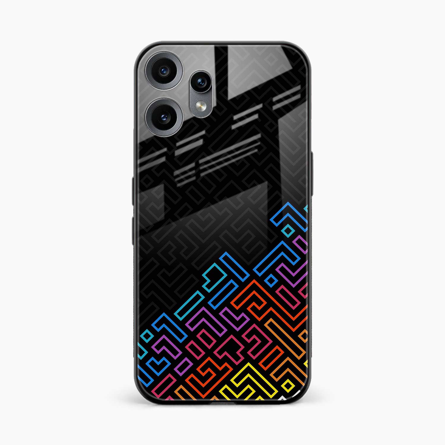Black Maze Nothing Phone 2 Pro 5G Back Cover