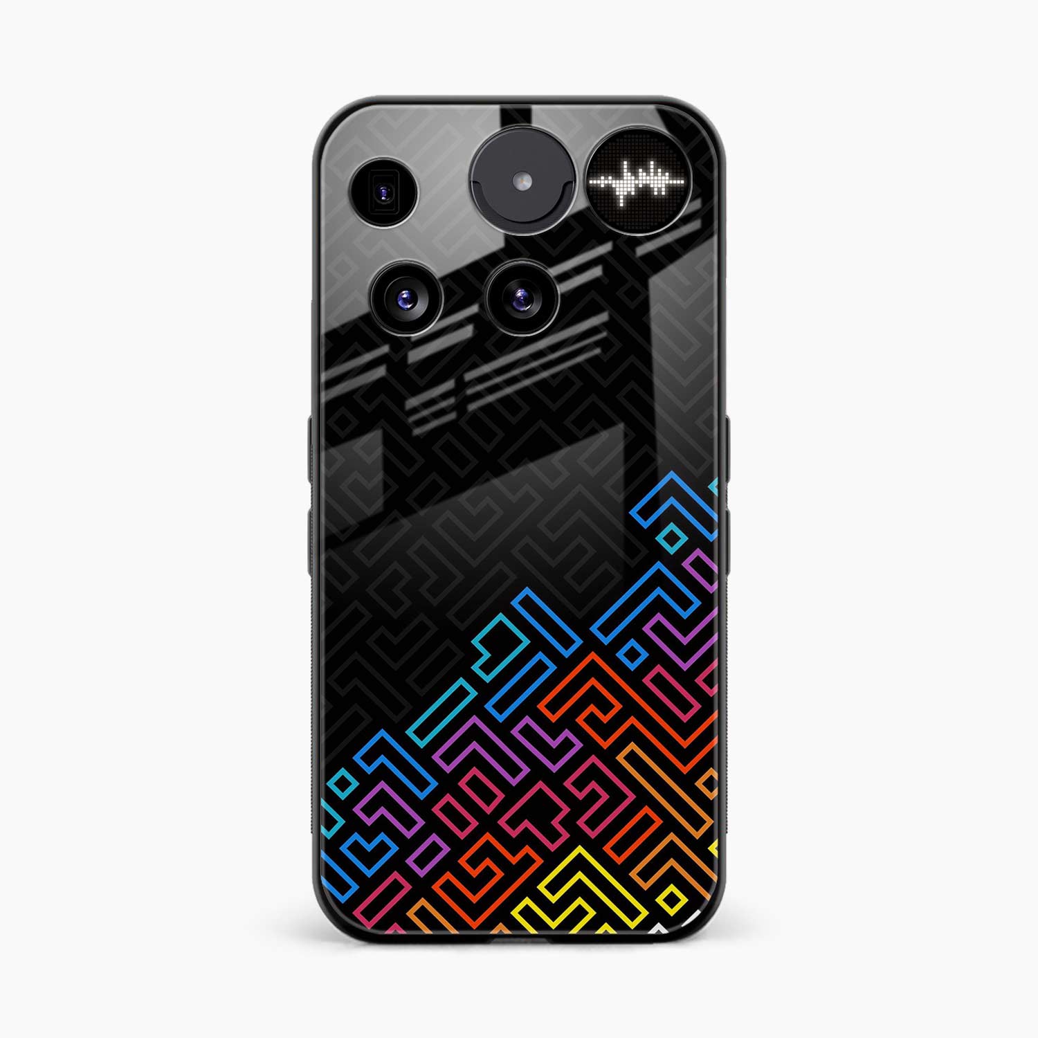 Black Maze Nothing Phone 3 Back Cover