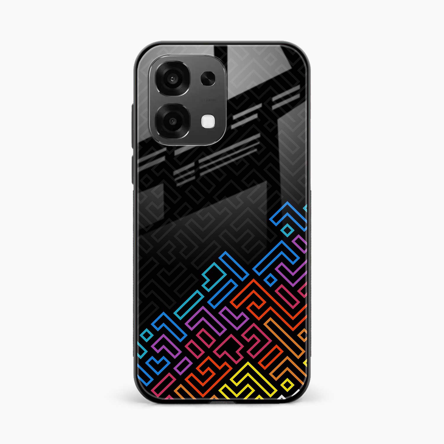Black Maze Oppo F31 5G Back Cover