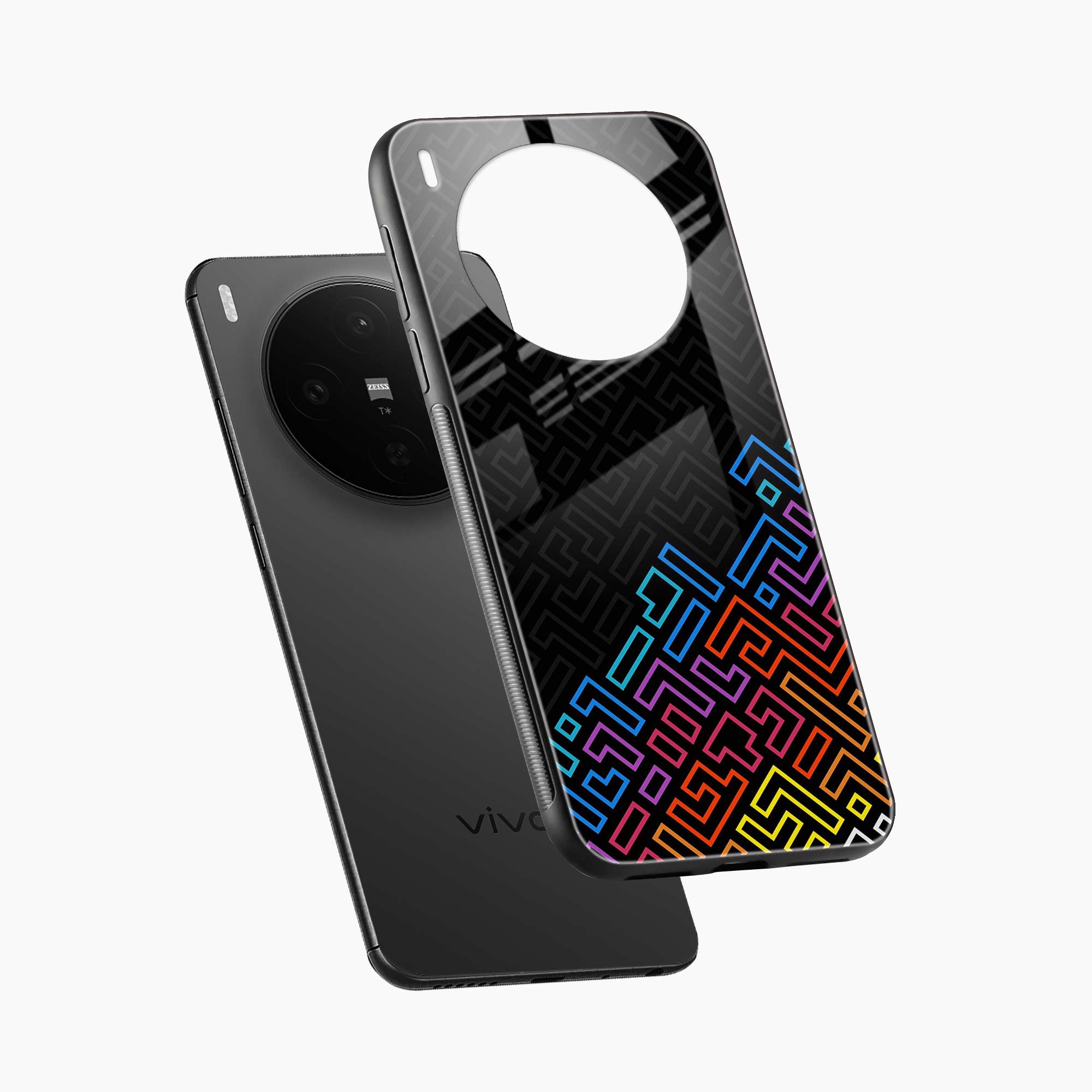 Black Maze Vivo X300 5G Back Cover