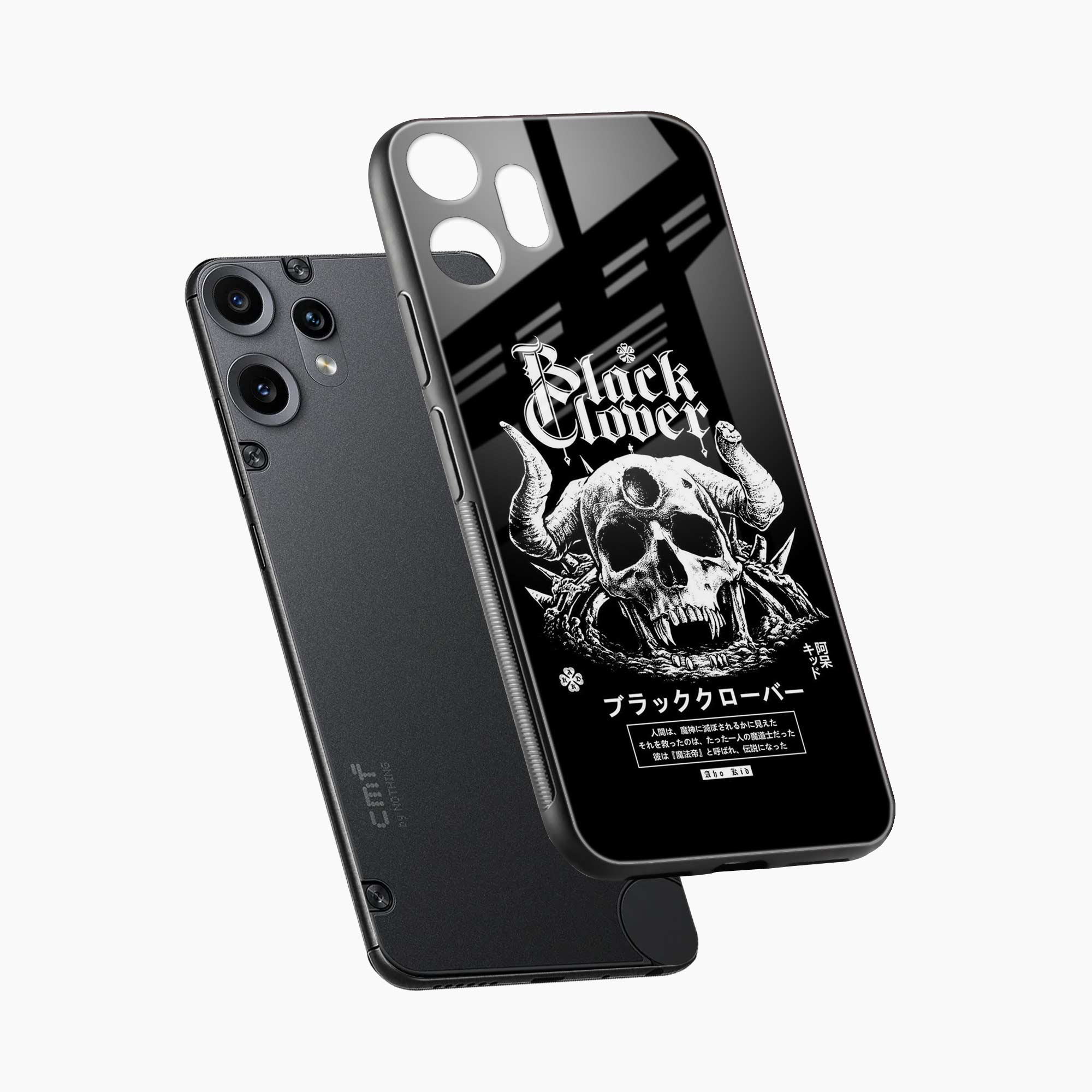Black Skull Nothing Phone 2 Pro 5G Back Cover