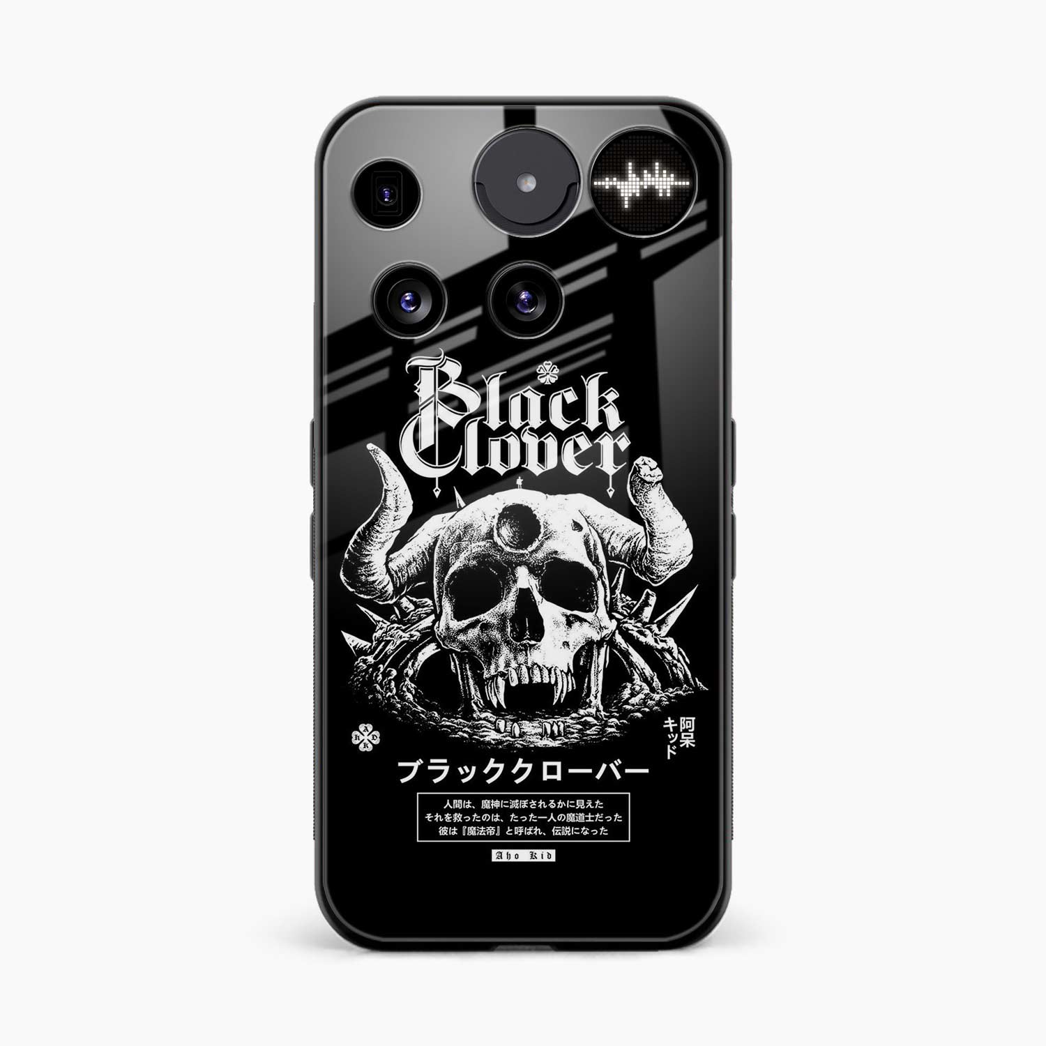 Black Skull Nothing Phone 3 Back Cover