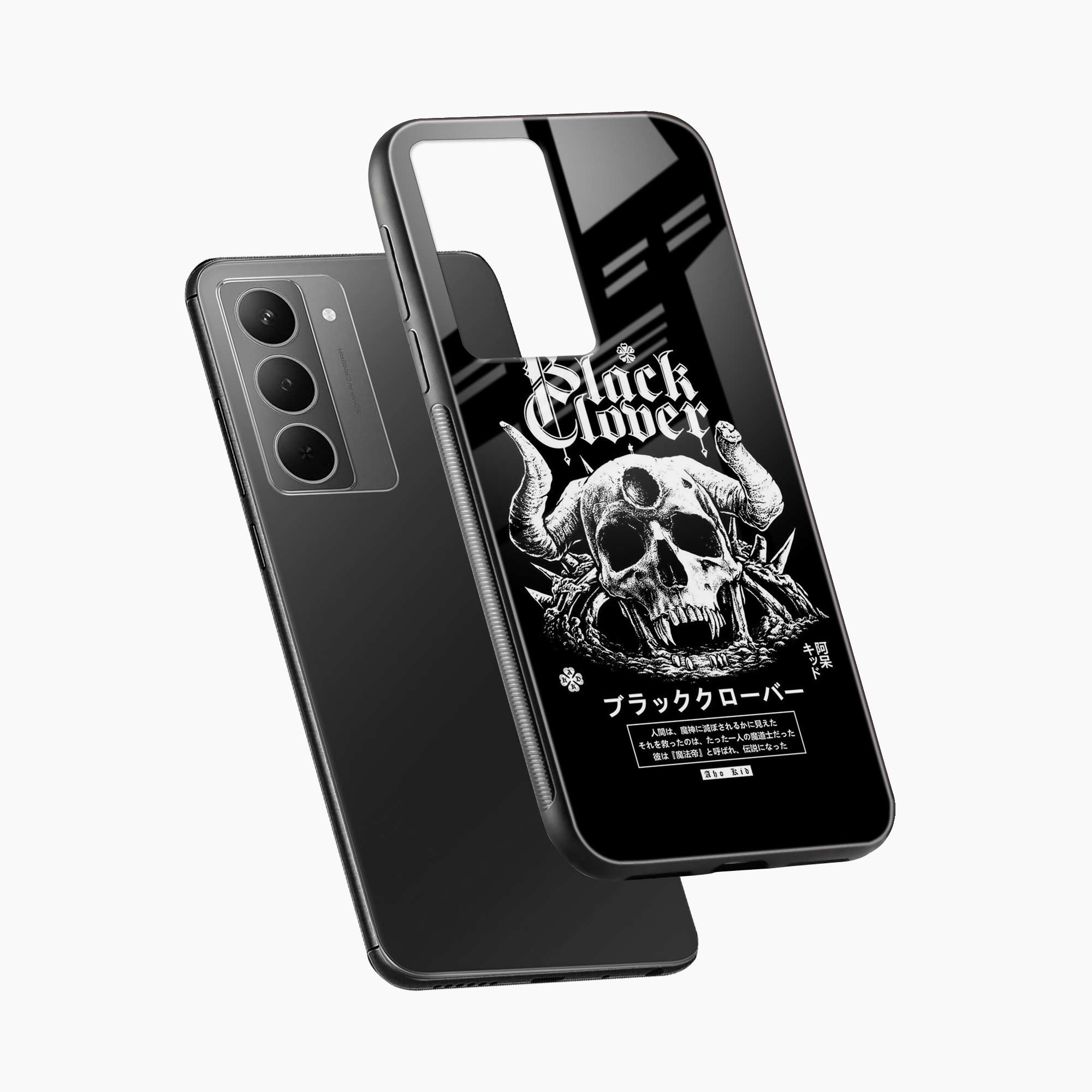 Black Skull Realme Narzo 80x 5G Back Cover