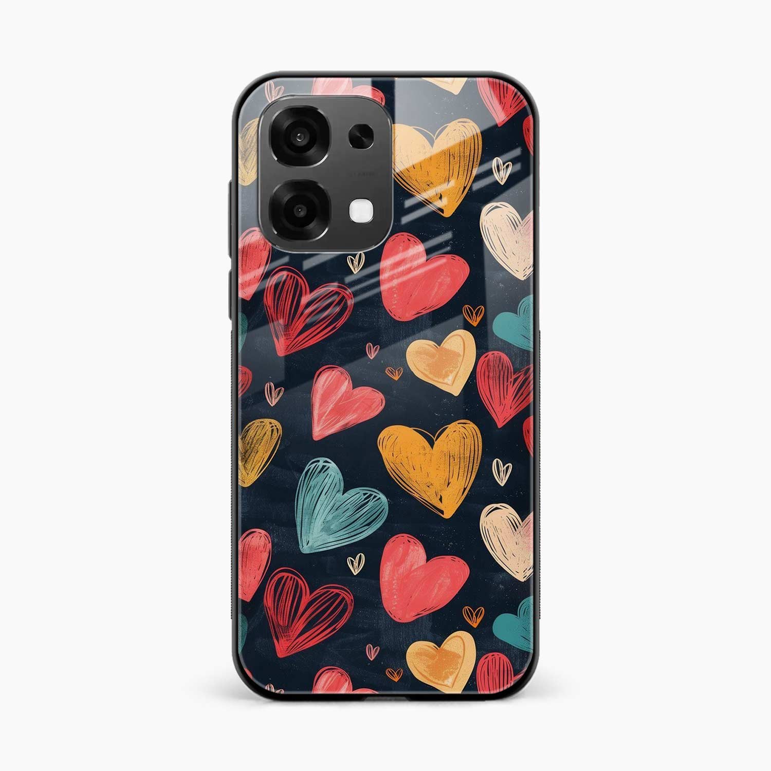 Colorful Hearts Oppo F31 5G Back Cover