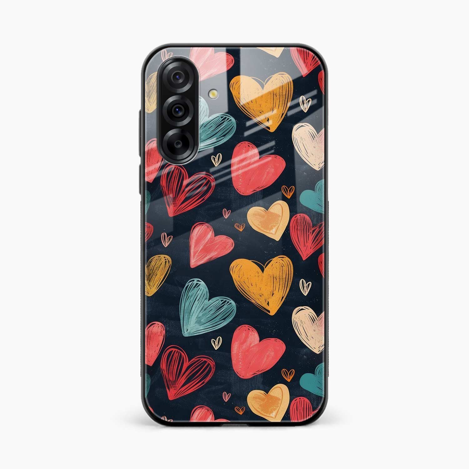 Colorful Hearts Samsung M17 5G Back Cover