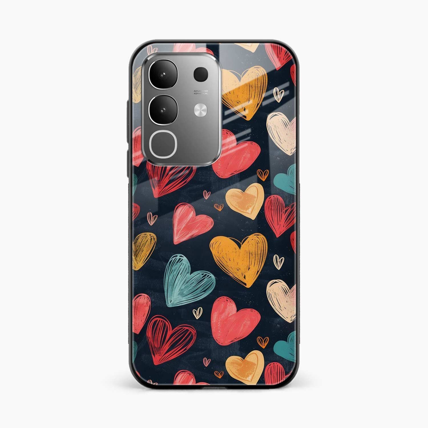Colorful Hearts Vivo Y31 Pro 5G Back Cover