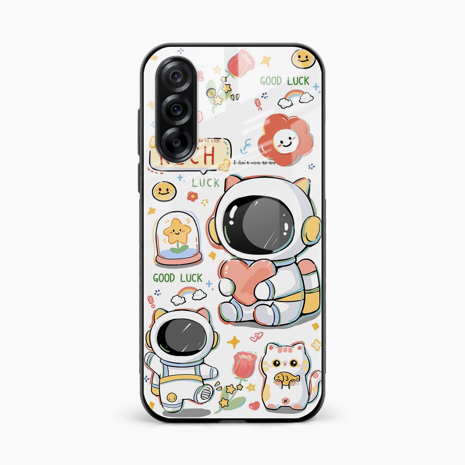 Cute Astronaut Samsung M17 5G Back Cover