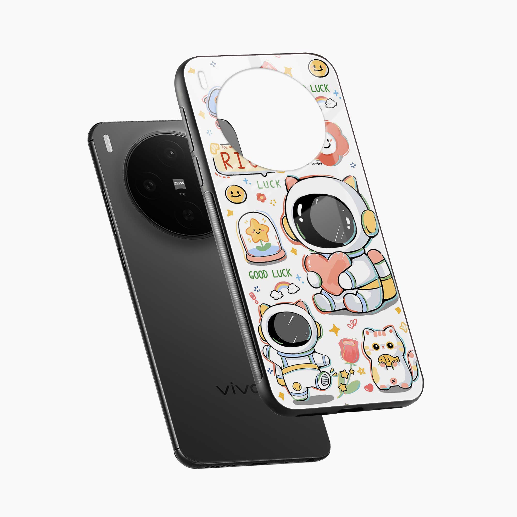 Cute Astronaut Vivo X300 5G Back Cover