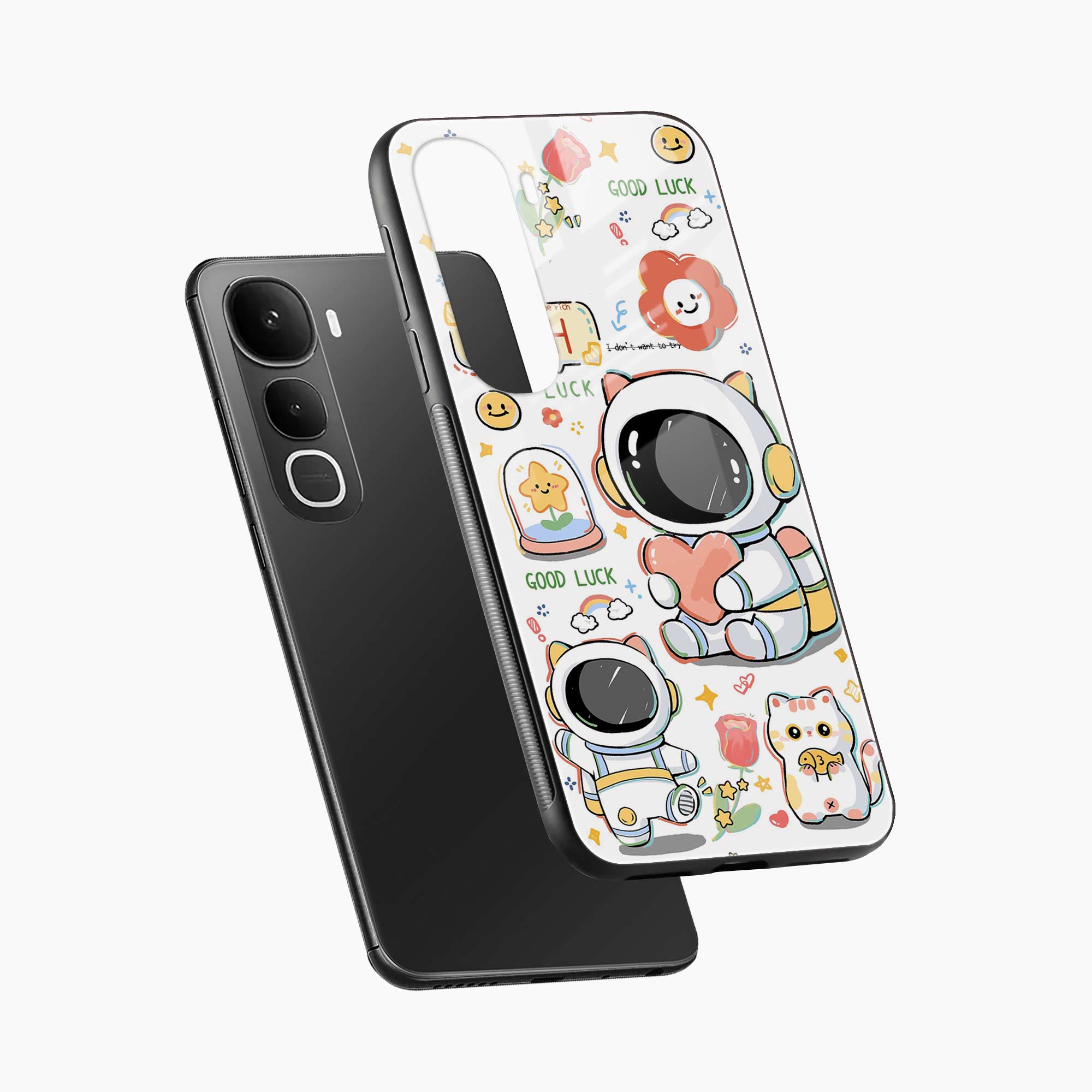 Cute Astronaut Vivo Y400 5G Back Cover