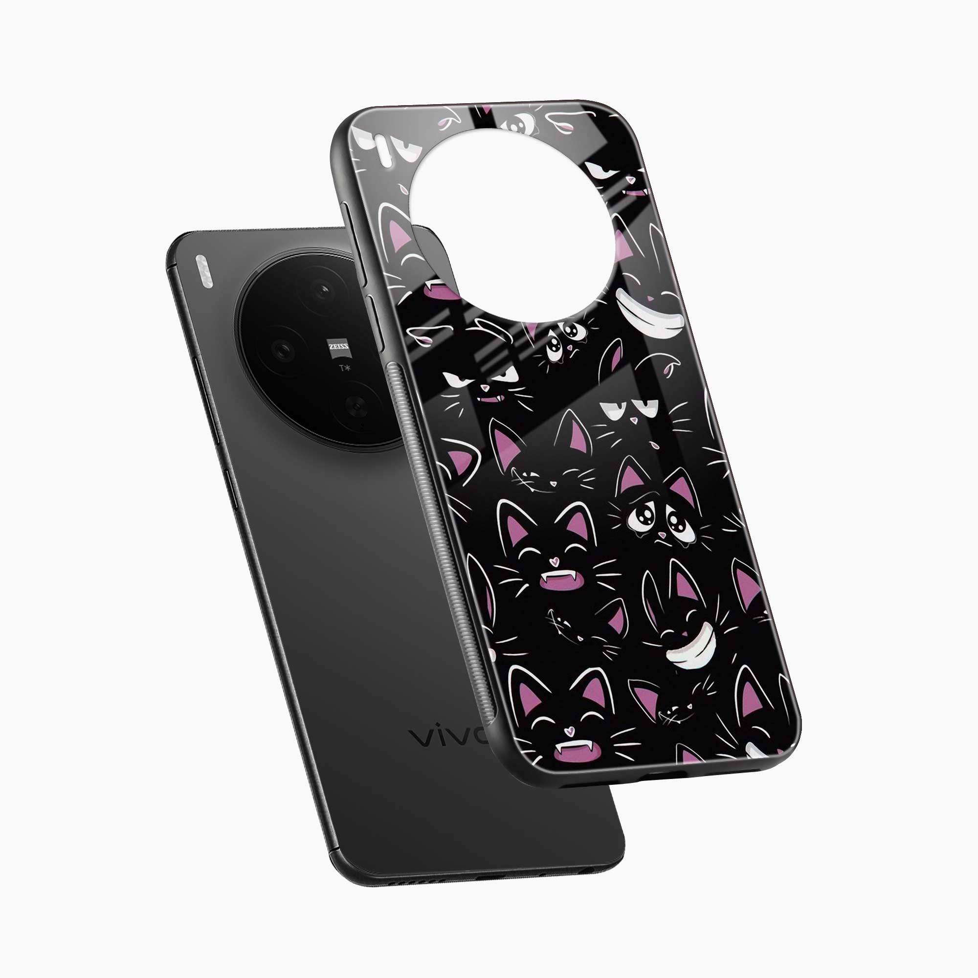 Cute Black Cat Vivo X300 5G Back Cover