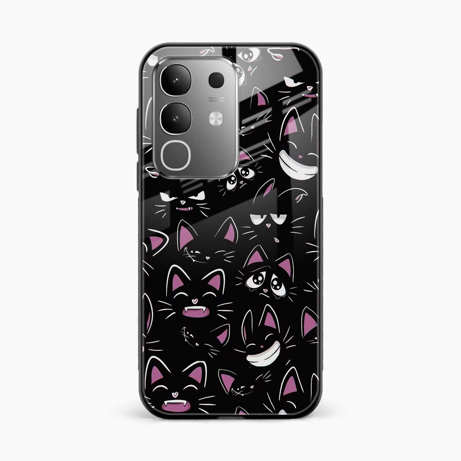 Cute Black Cat Vivo Y31 Pro 5G Back Cover