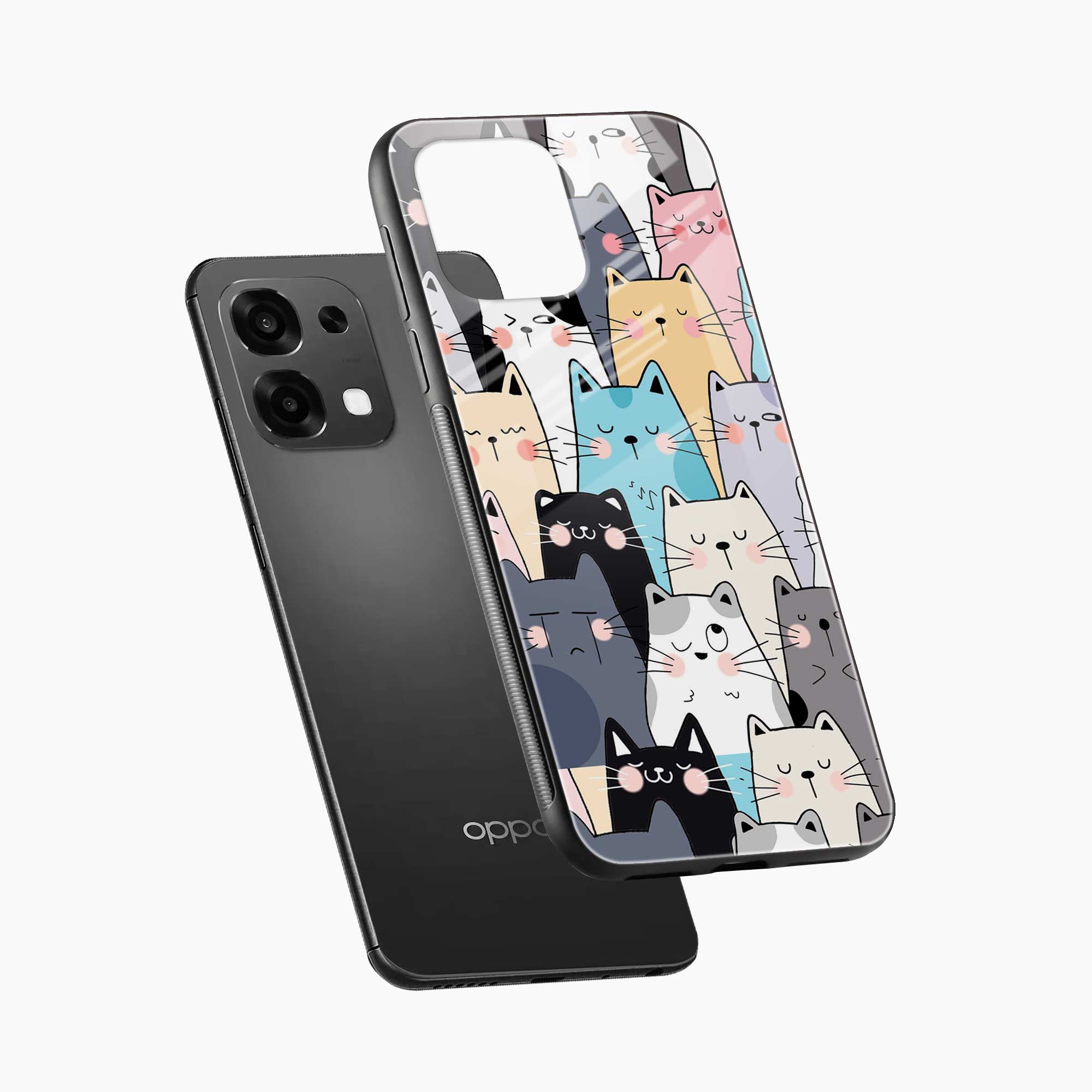 Cute Cat Oppo F31 5G Back Cover