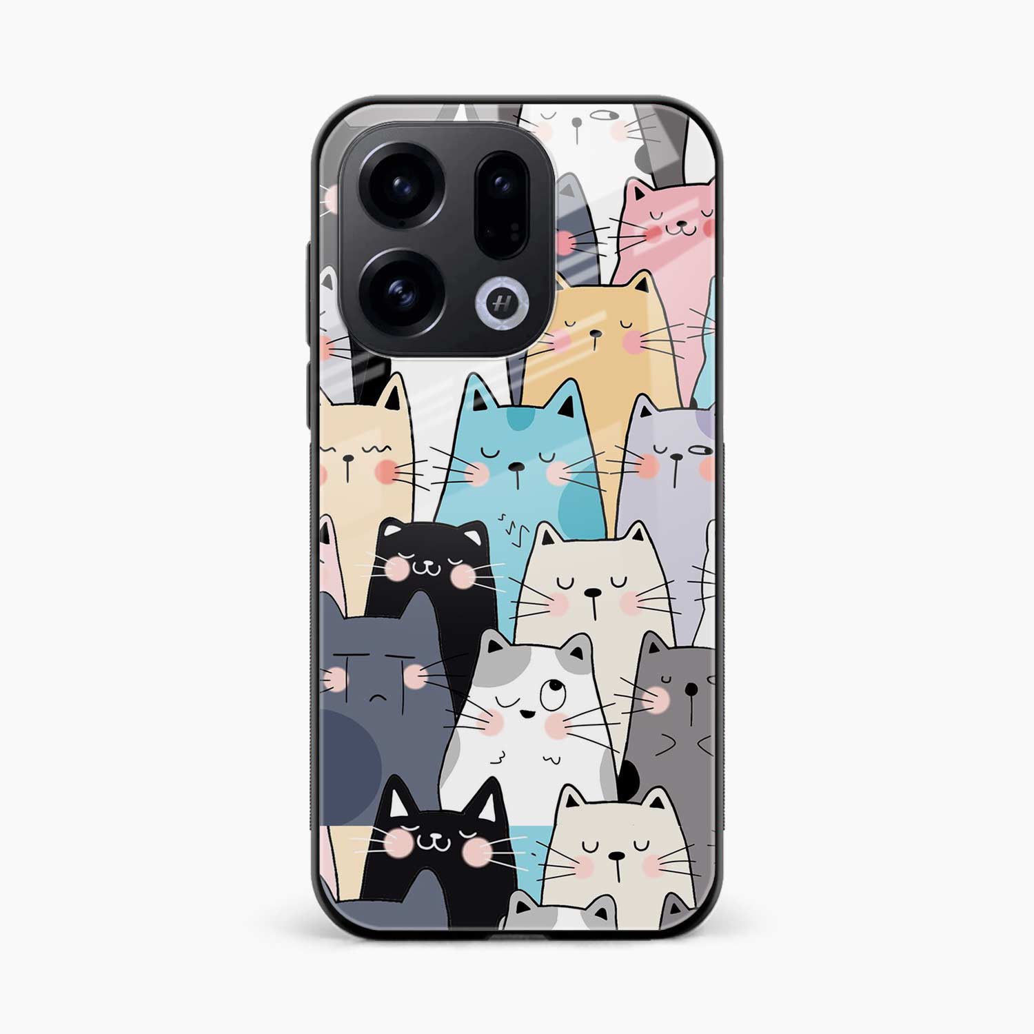 Cute Cat Oppo Find X9 Back Cover