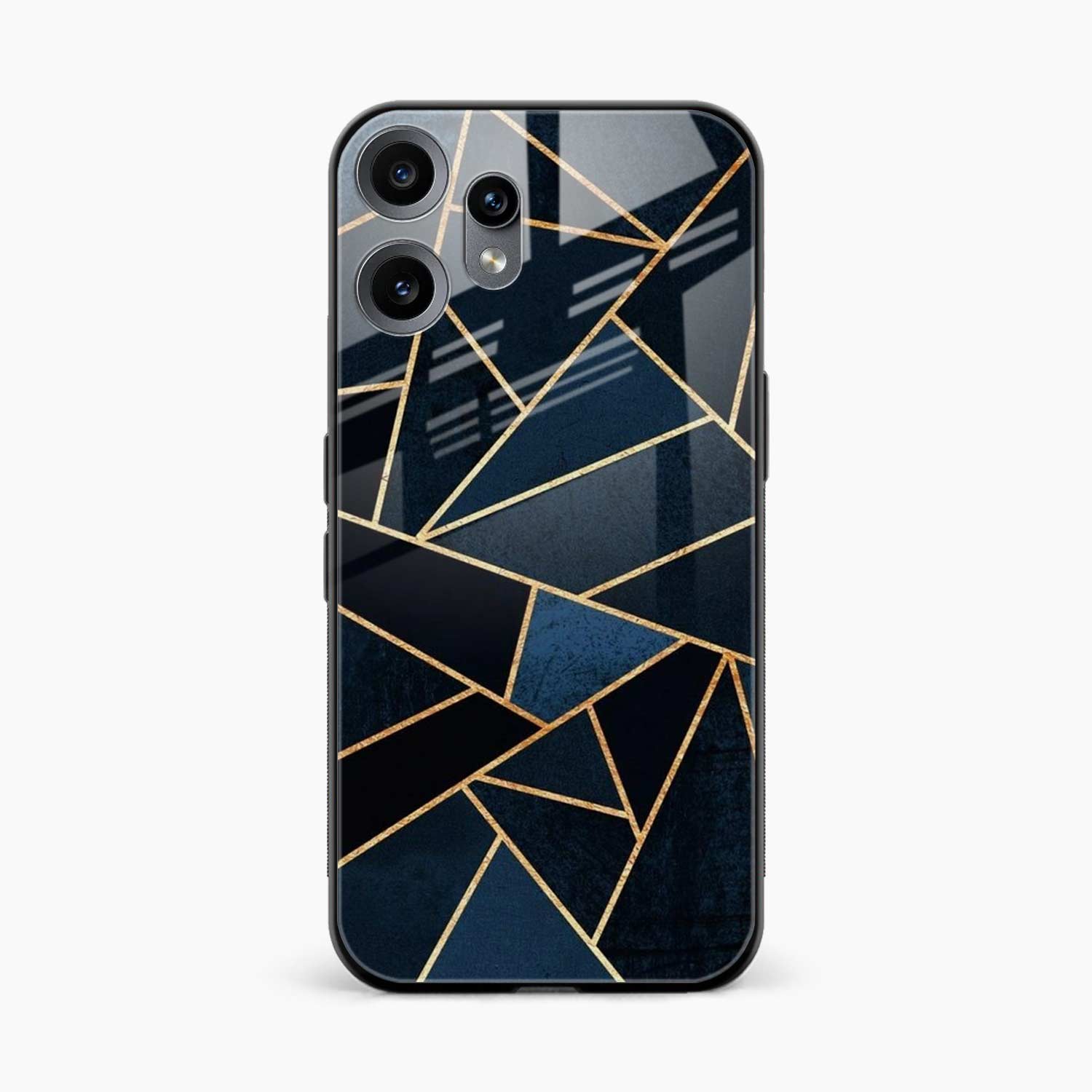 Diagonal Marble Golden Cut Nothing Phone 2 Pro 5G Back Cover