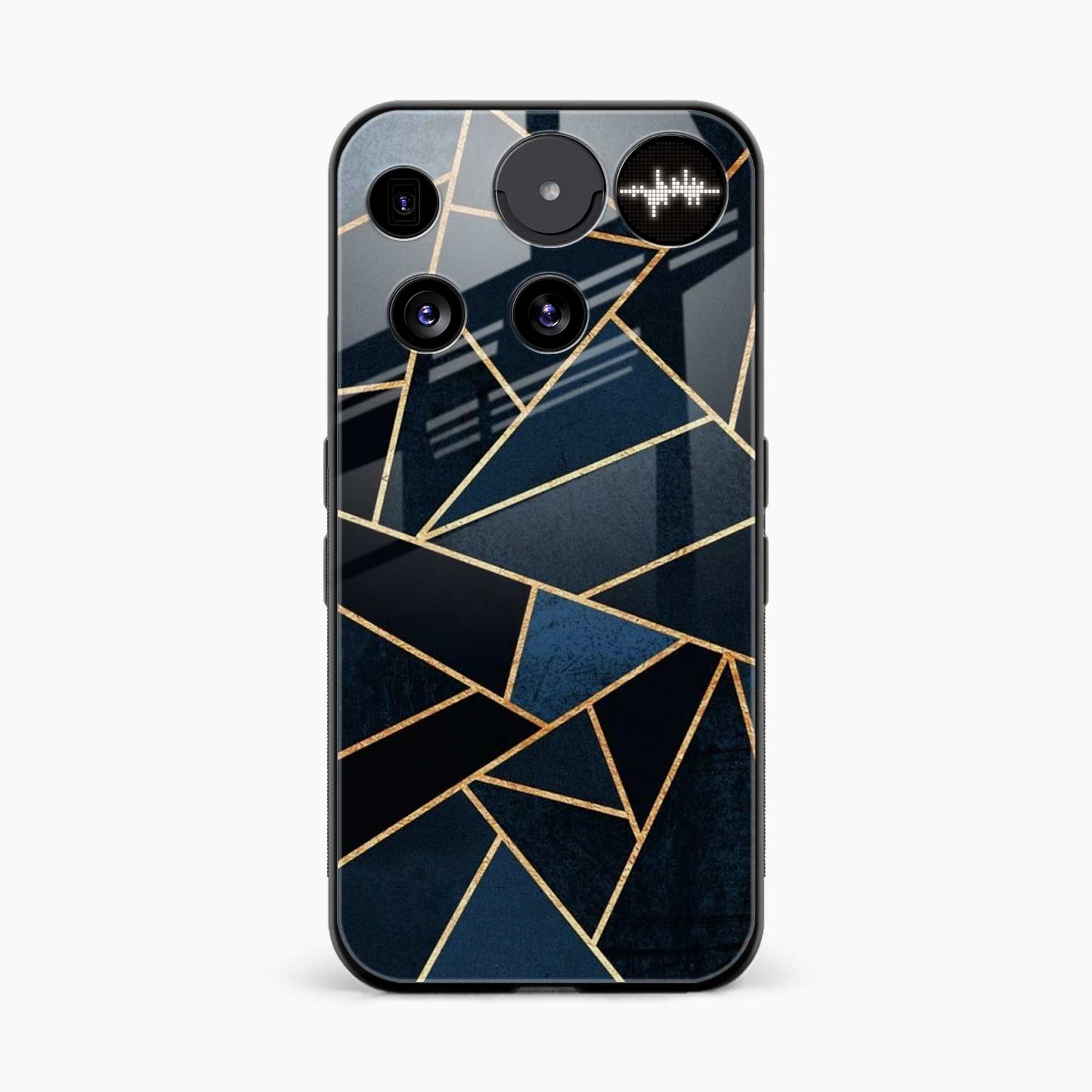 Diagonal Marble Golden Cut Nothing Phone 3 Back Cover