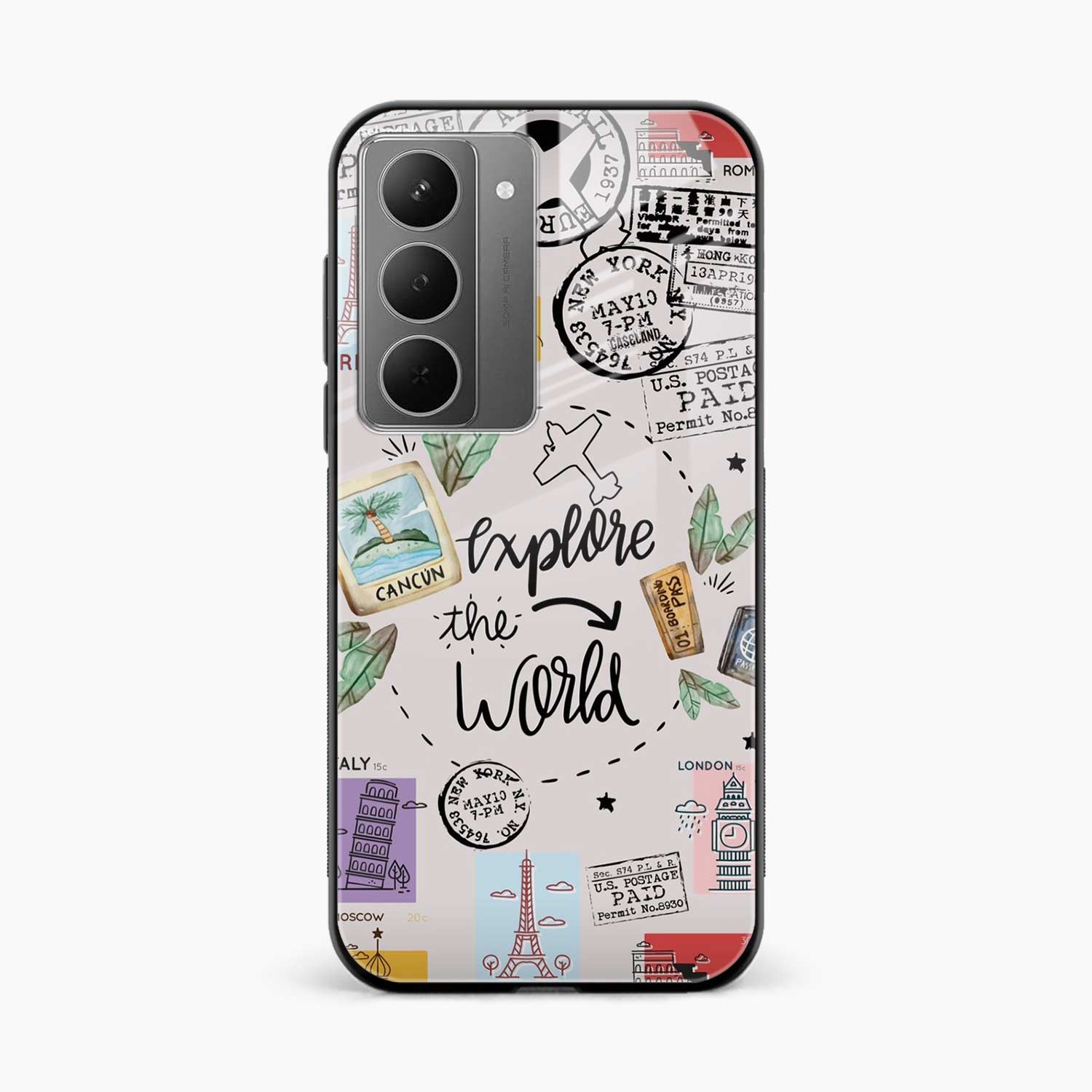 Explore The World Realme Narzo 80x 5G Back Cover