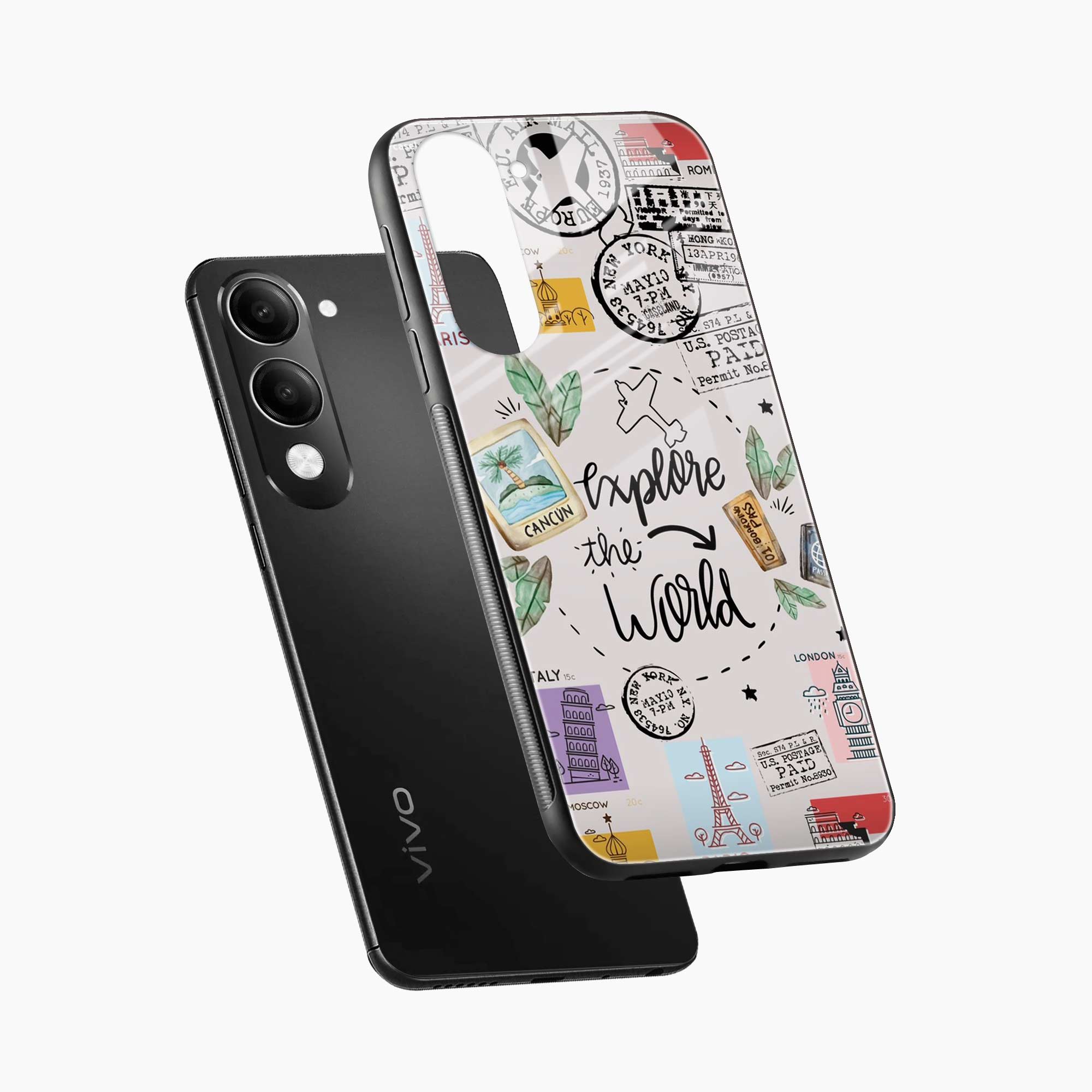 Explore The World Vivo Y19s 5G Back Cover