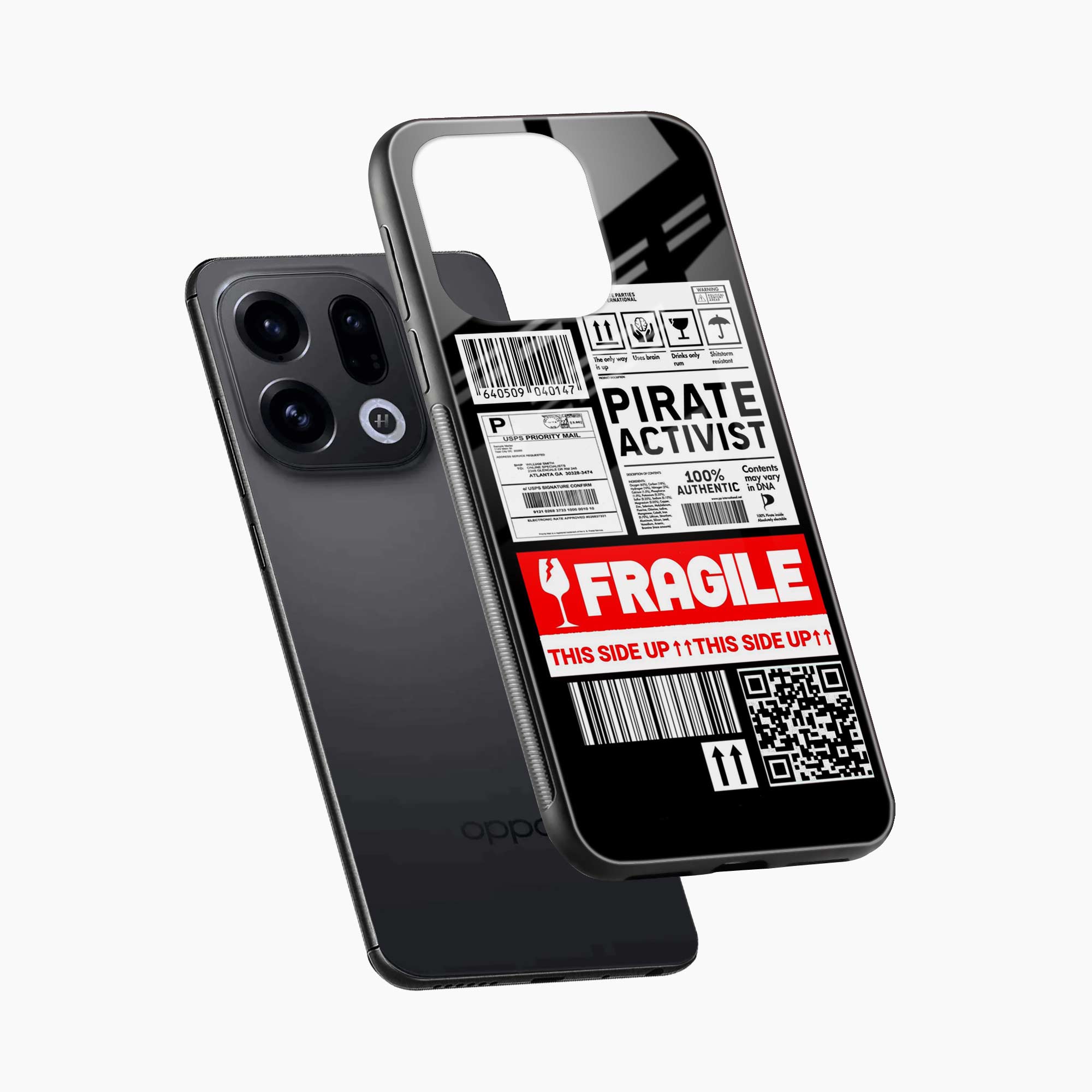 Fragile Oppo Find X9 Back Cover