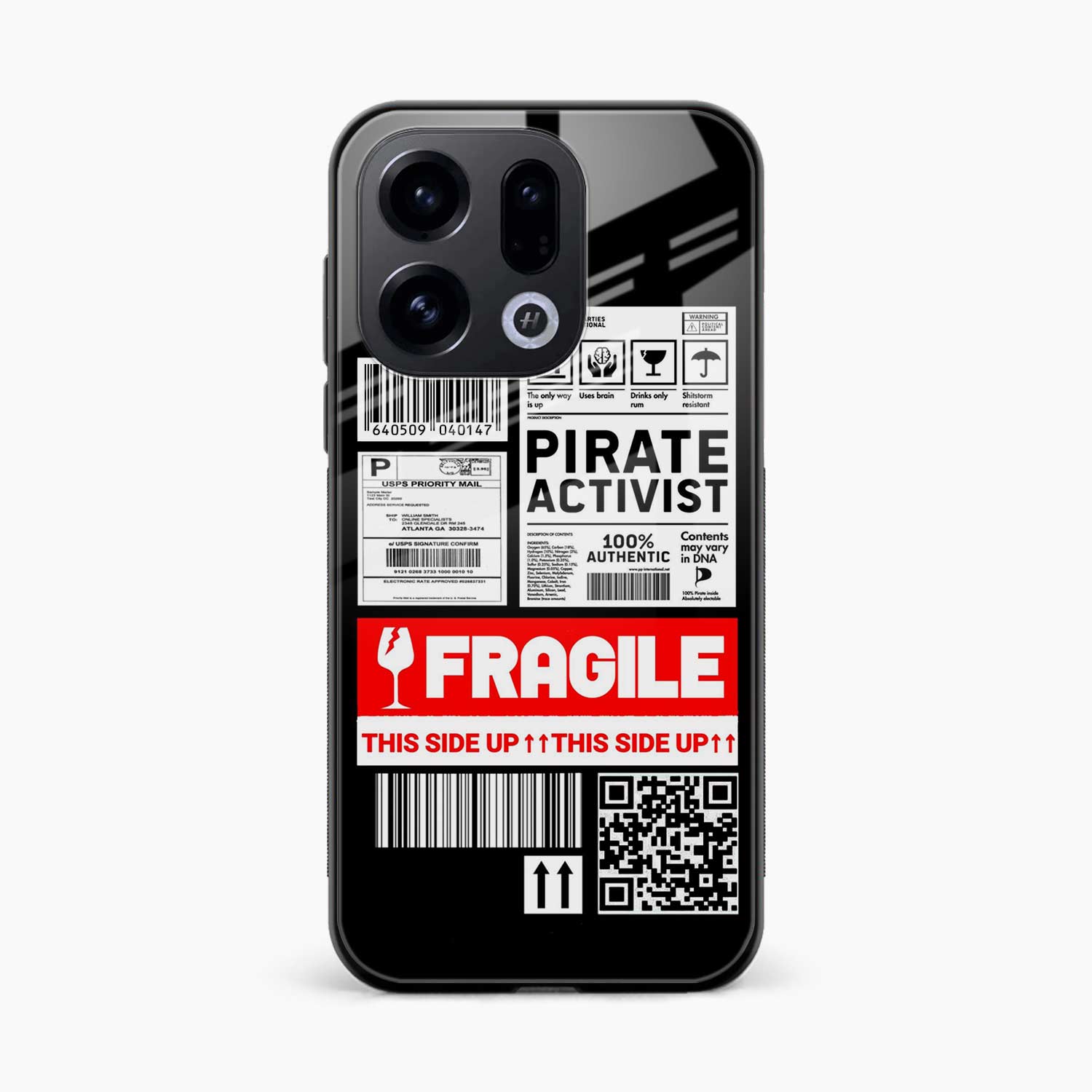 Fragile Oppo Find X9 Back Cover